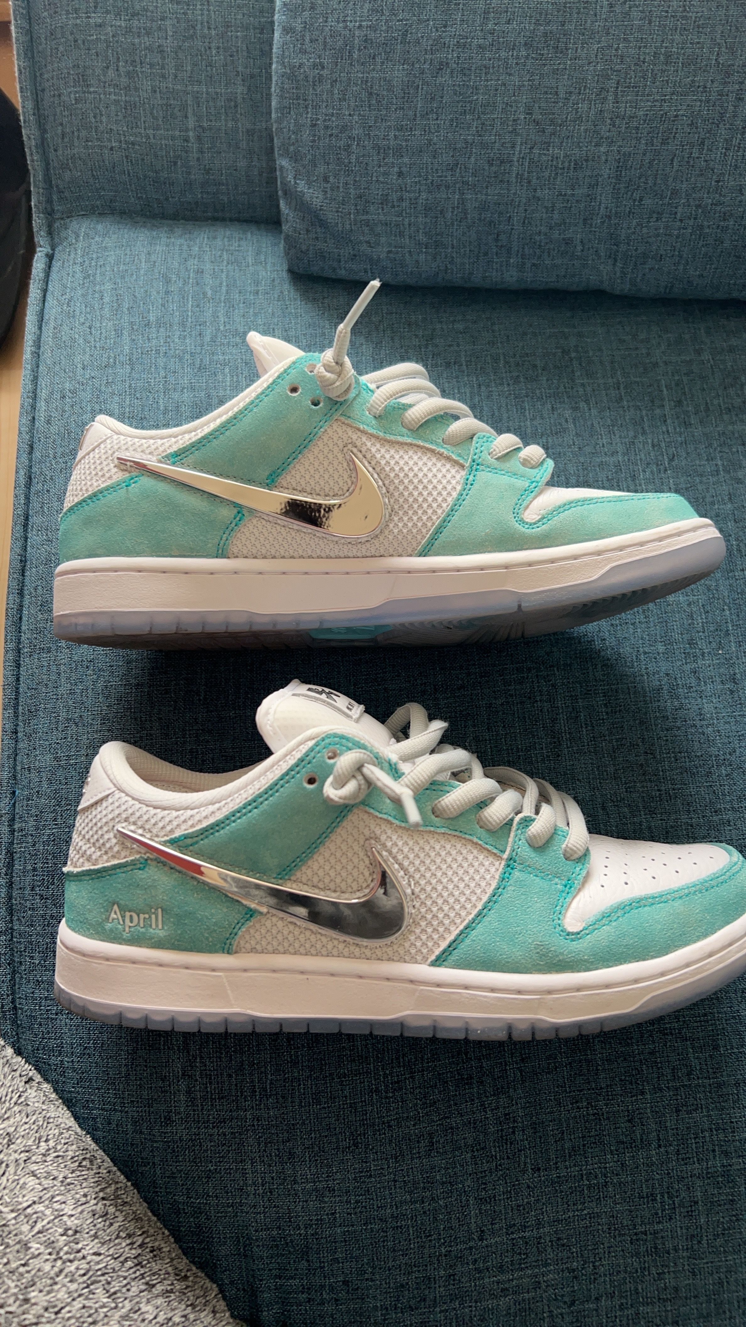 APRIL SKATEBOARDS × Nike SB Dunk Low Pro QS "White and Multi-Color"