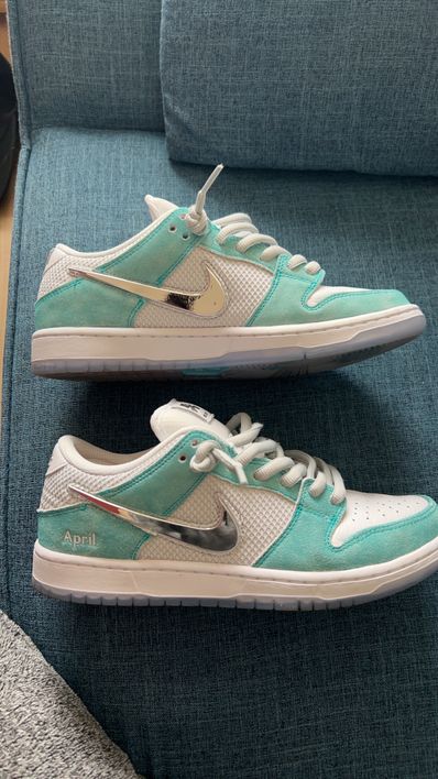 APRIL SKATEBOARDS × Nike SB Dunk Low Pro QS "White and Multi-Color"