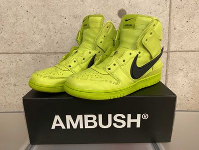 AMBUSH × NIKE DUNK HIGH "FLASH LIME"
