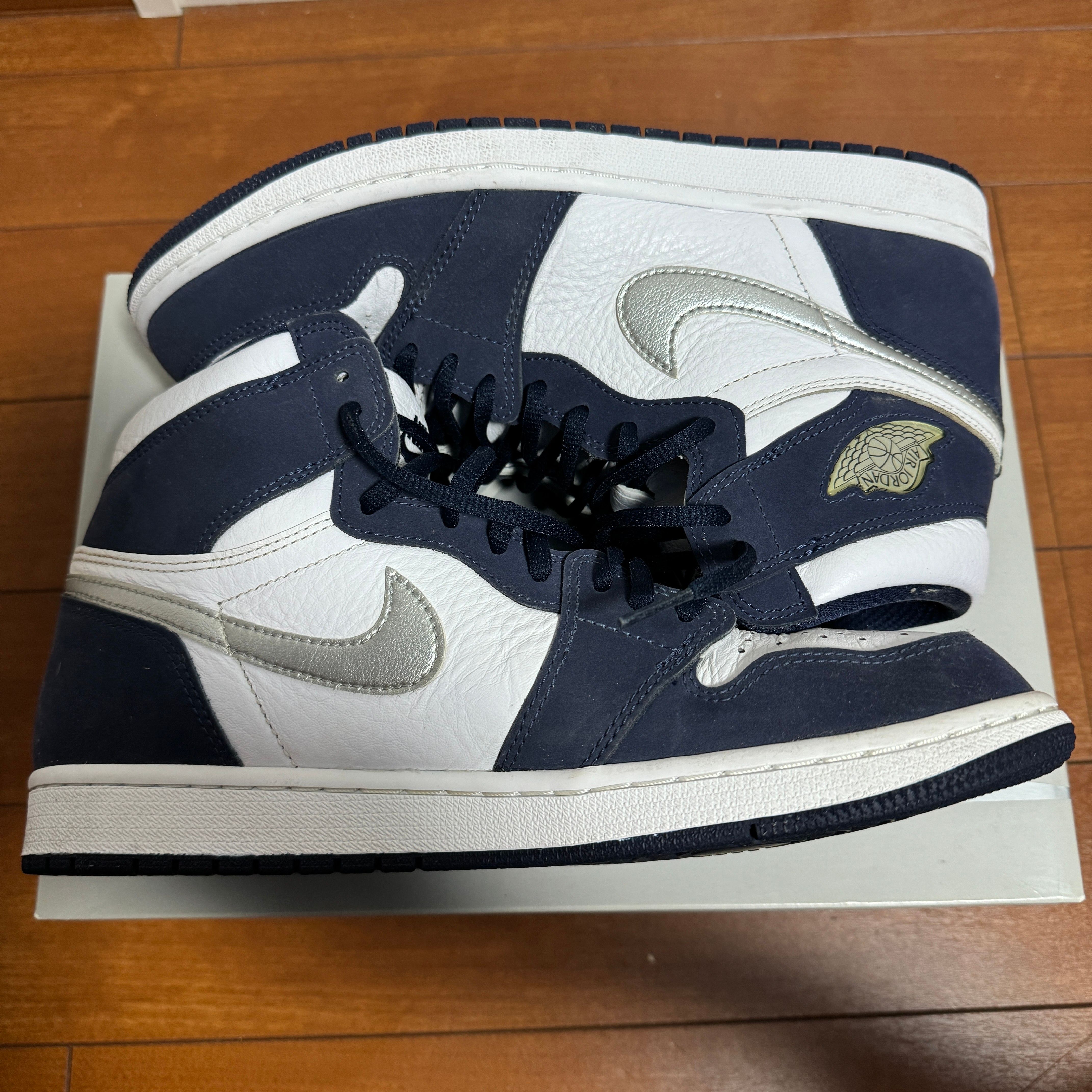 Nike Air Jordan 1 High OG CO.JP "White/Midnight Navy" (2020)(ブリーフケースなし)