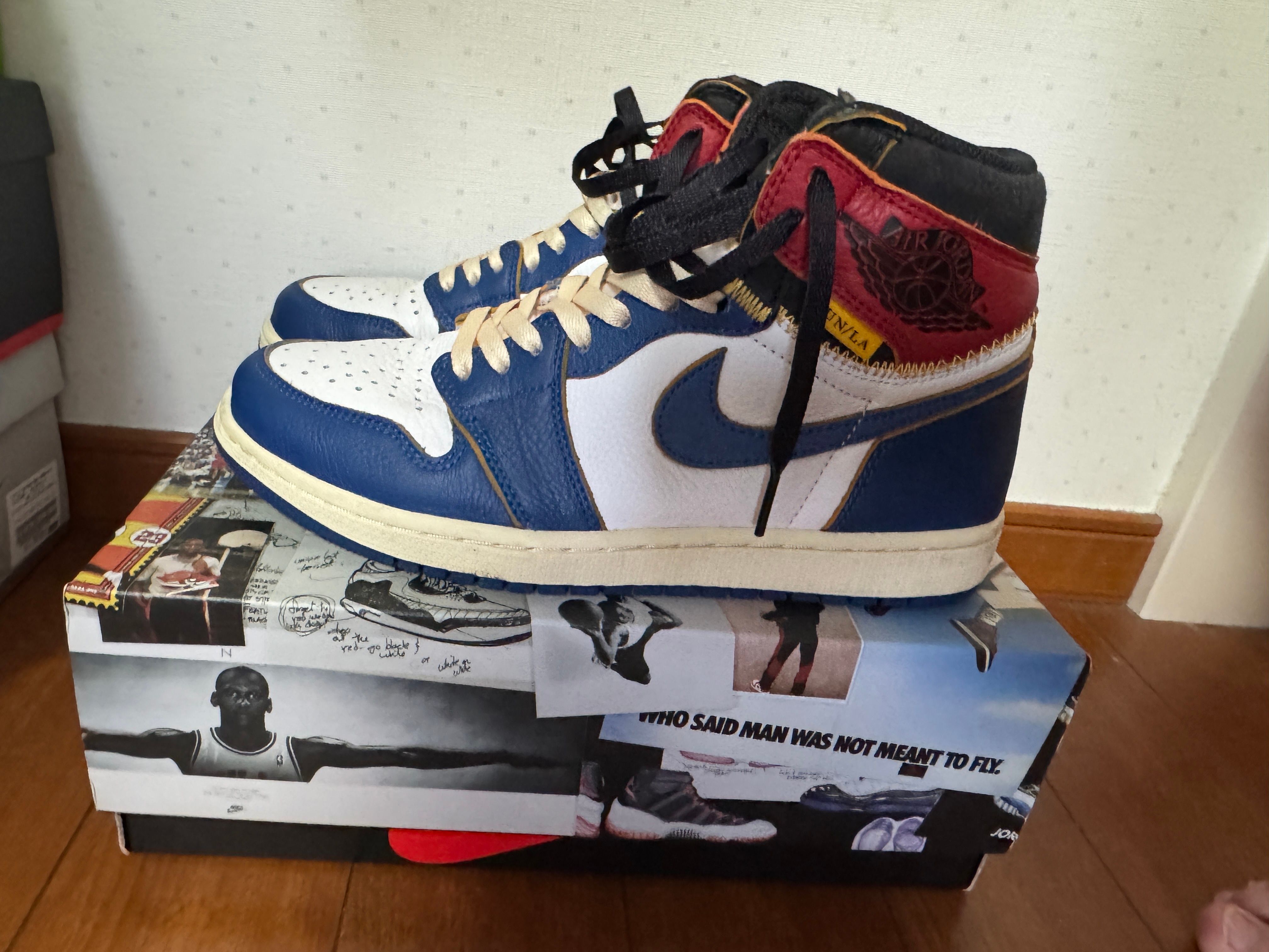 Union × Nike Air Jordan 1 Retro High OG NRG "Storm Blue/Varsity Red"