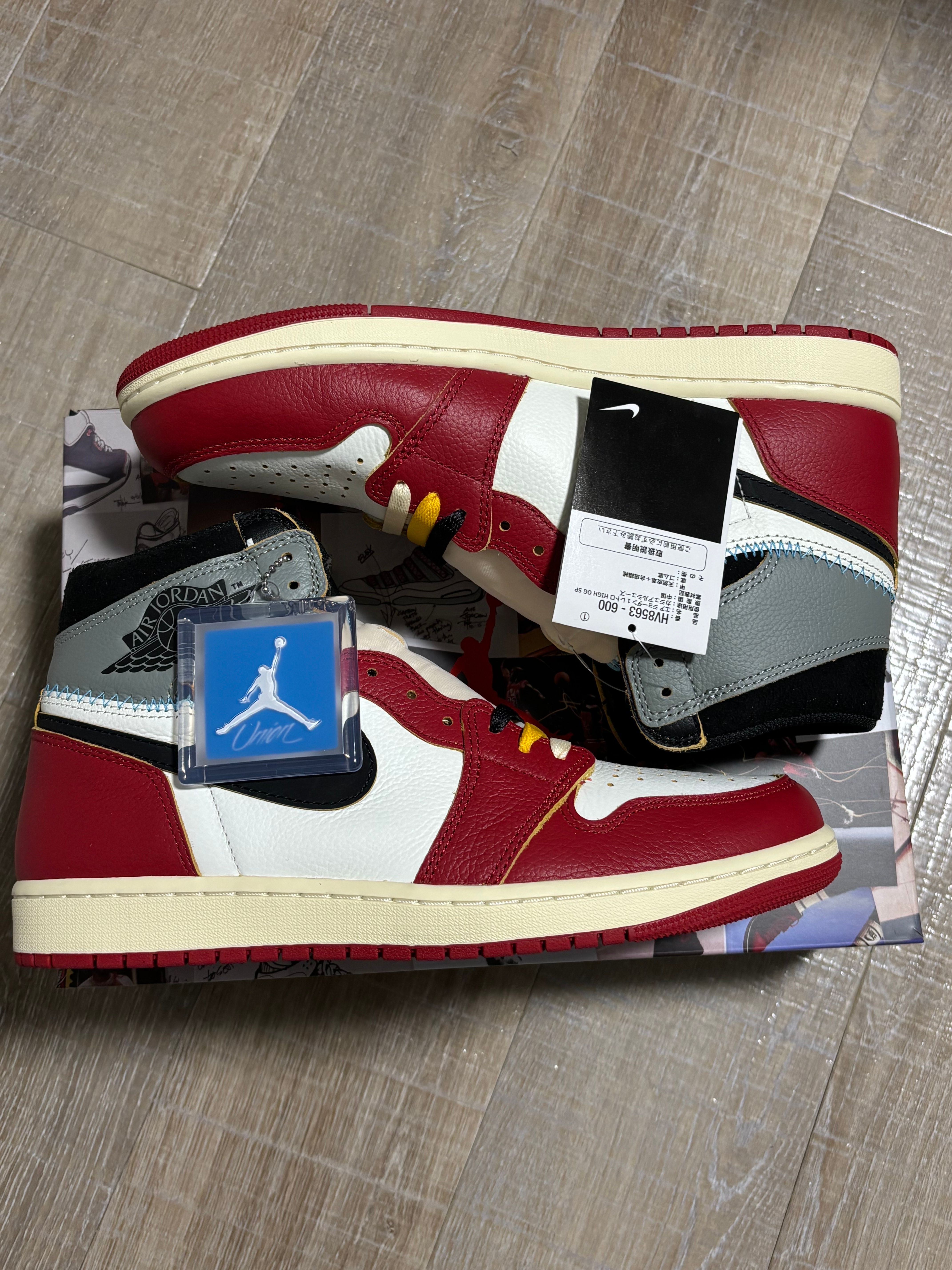 UNION × Nike Air Jordan 1 Retro High OG "Chicago/Shadow"