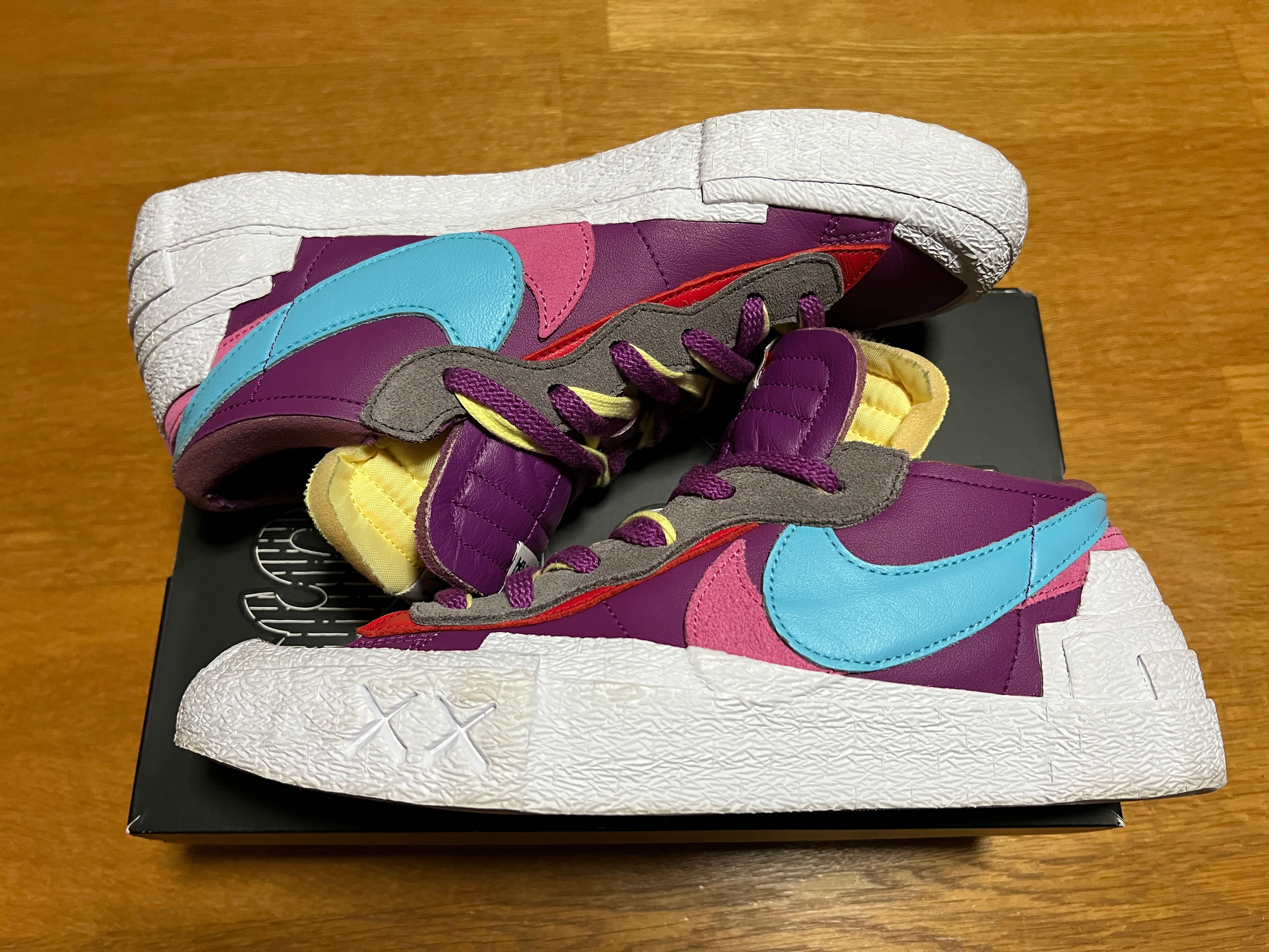 KAWS × sacai × Nike Blazer Low "Purple Dusk"