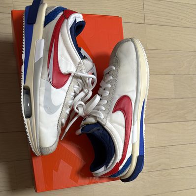 sacai × Nike Zoom Cortez "White and University Red"