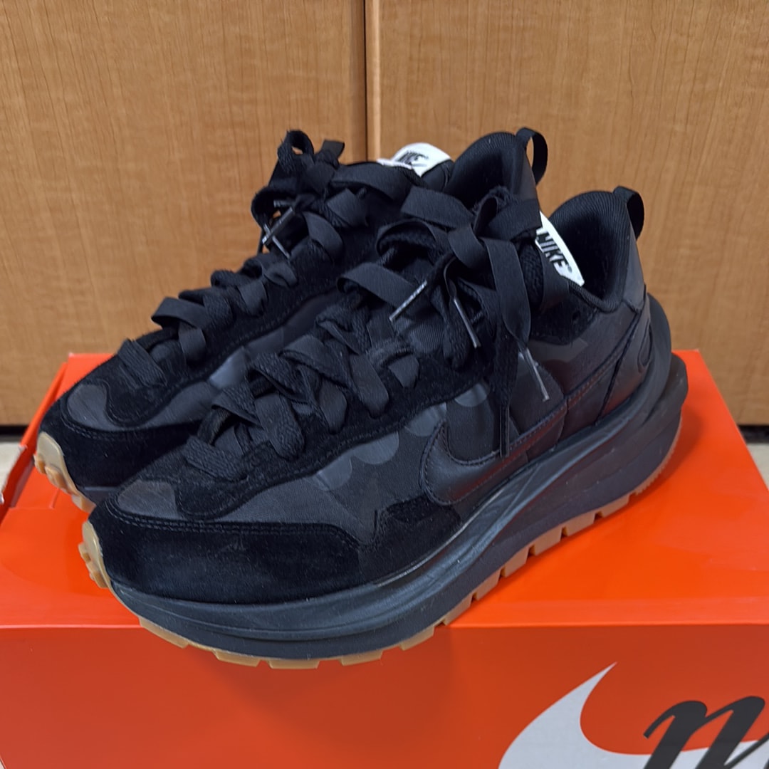 sacai × Nike VaporWaffle "Black Gum"