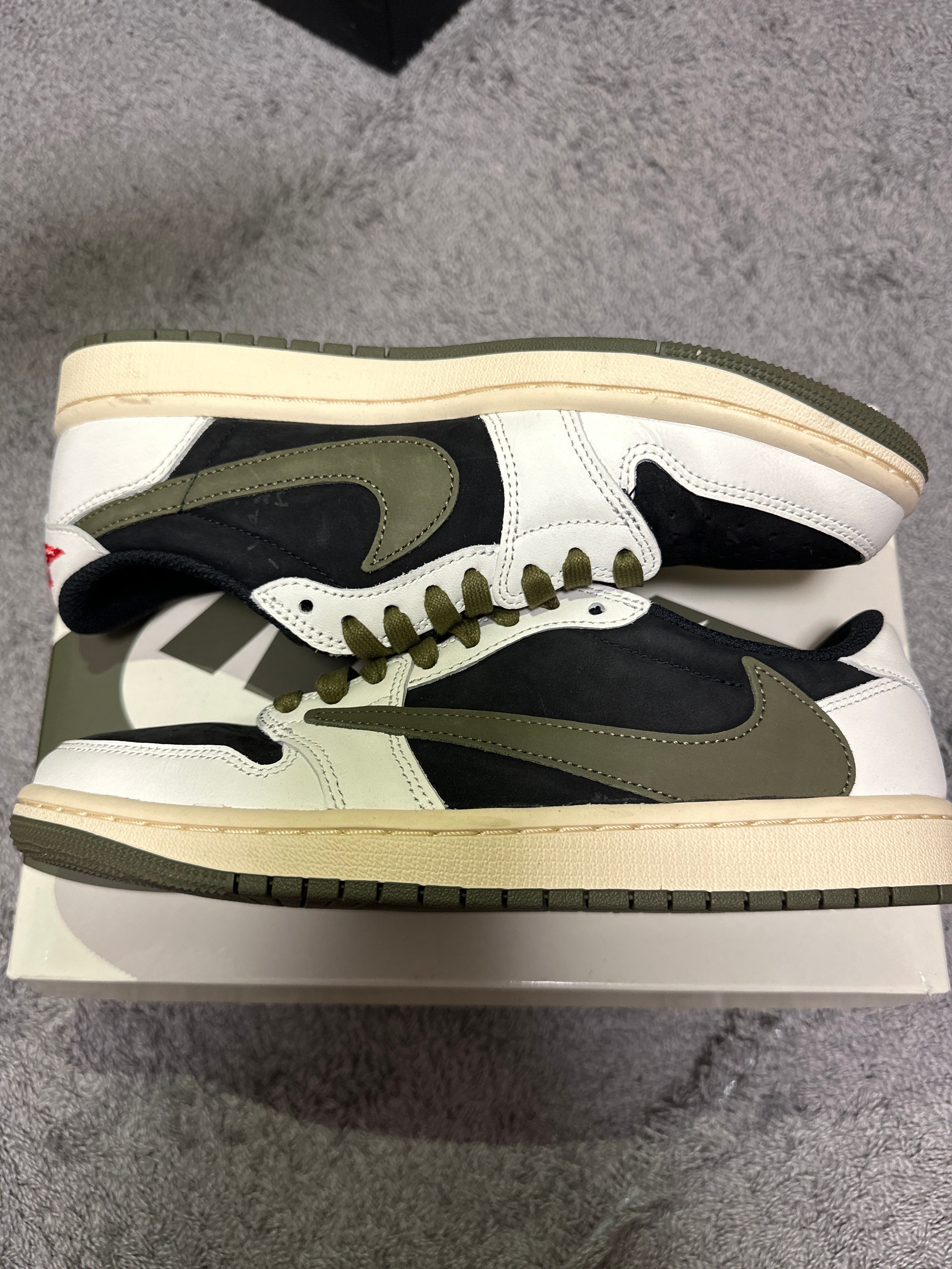 Travis Scott × Nike Women's Air Jordan 1 Low OG "Medium Olive"