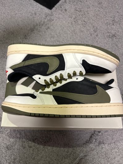 Travis Scott × Nike Women's Air Jordan 1 Low OG "Medium Olive"