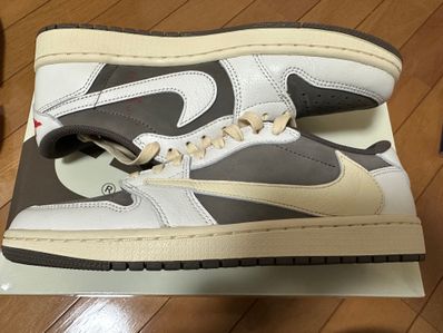 Travis Scott × Nike Air Jordan 1 Low OG SP "Reverse Mocha/Sail and Ridgerock"