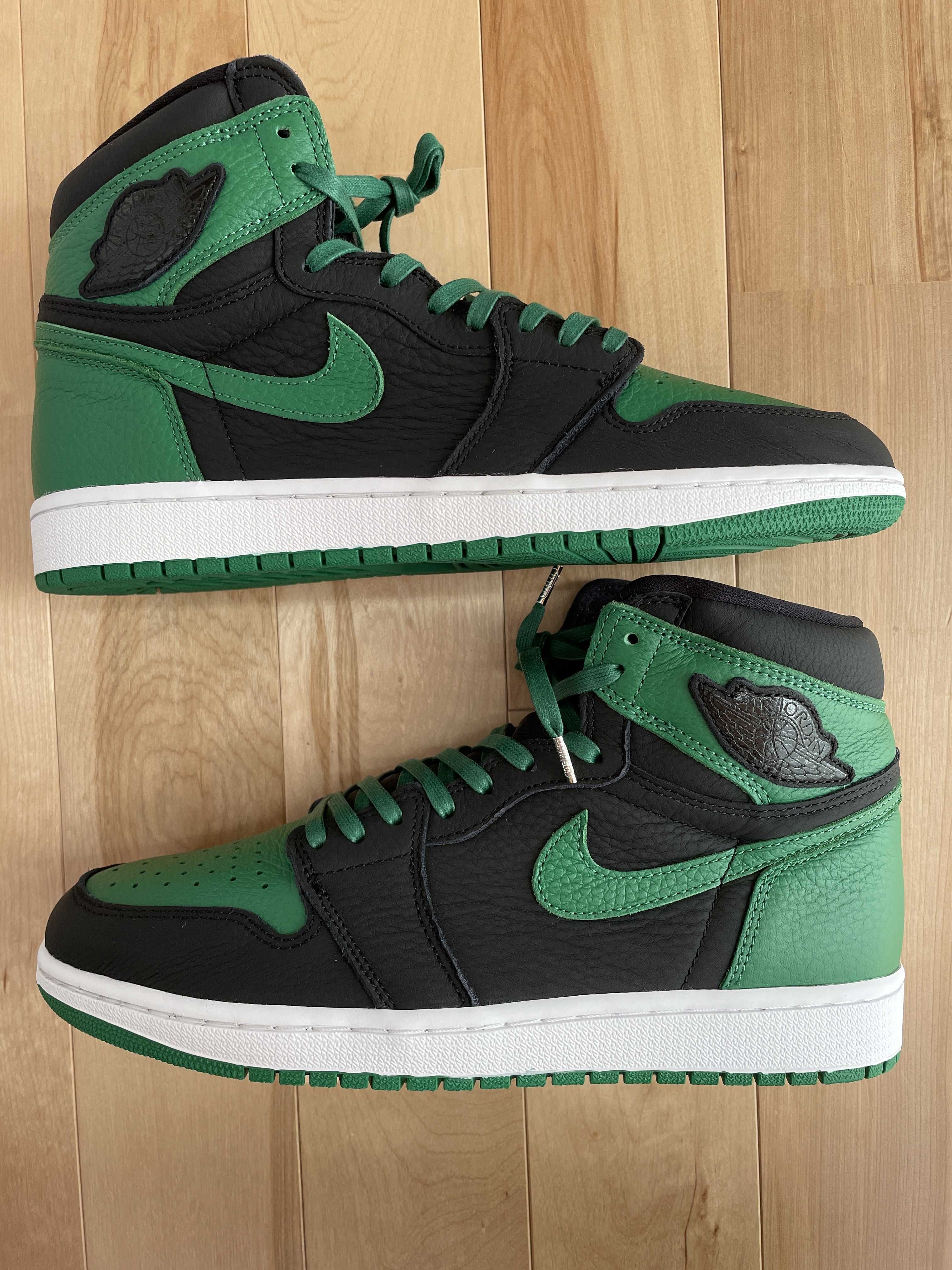 Nike Air Jordan 1 Retro High OG "Black/Pine Green" (2020)