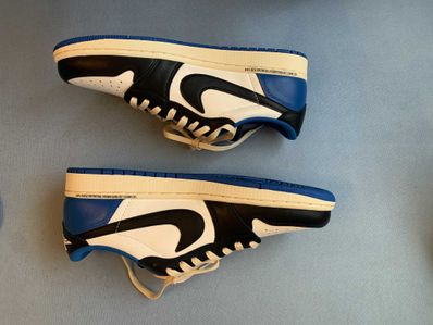 Travis Scott × fragment design × Nike Air Jordan 1 Low OG SP "Military Blue"