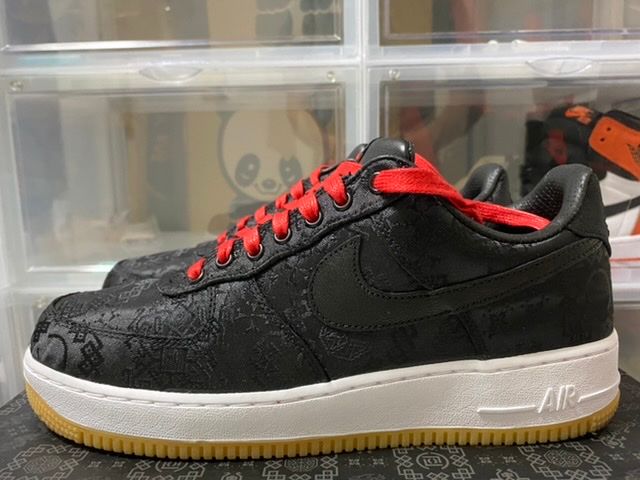 Fragment × CLOT × Nike Air Force 1 Low "Black"