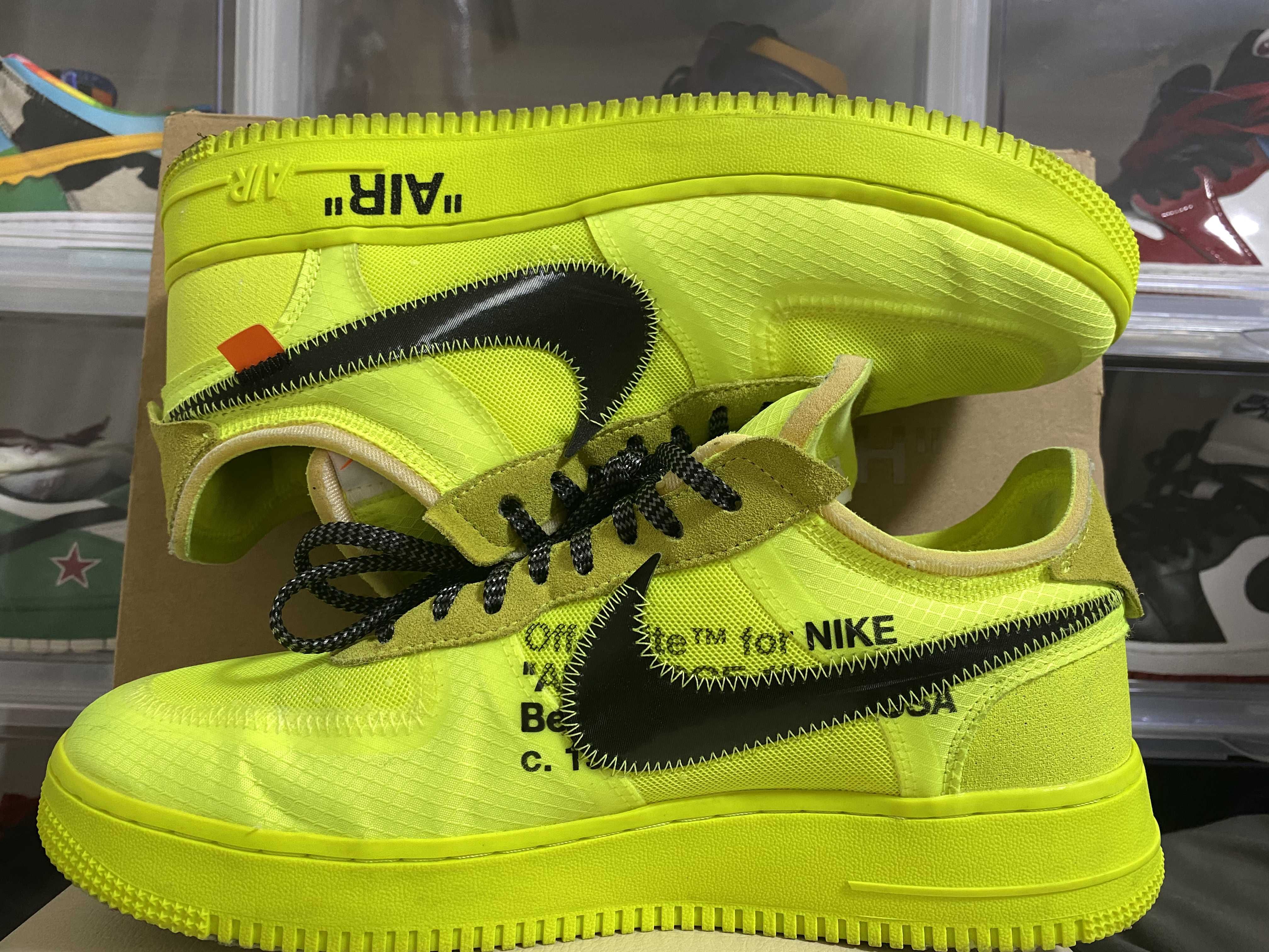 Off-White × Nike Air Force 1 Low "Volt"