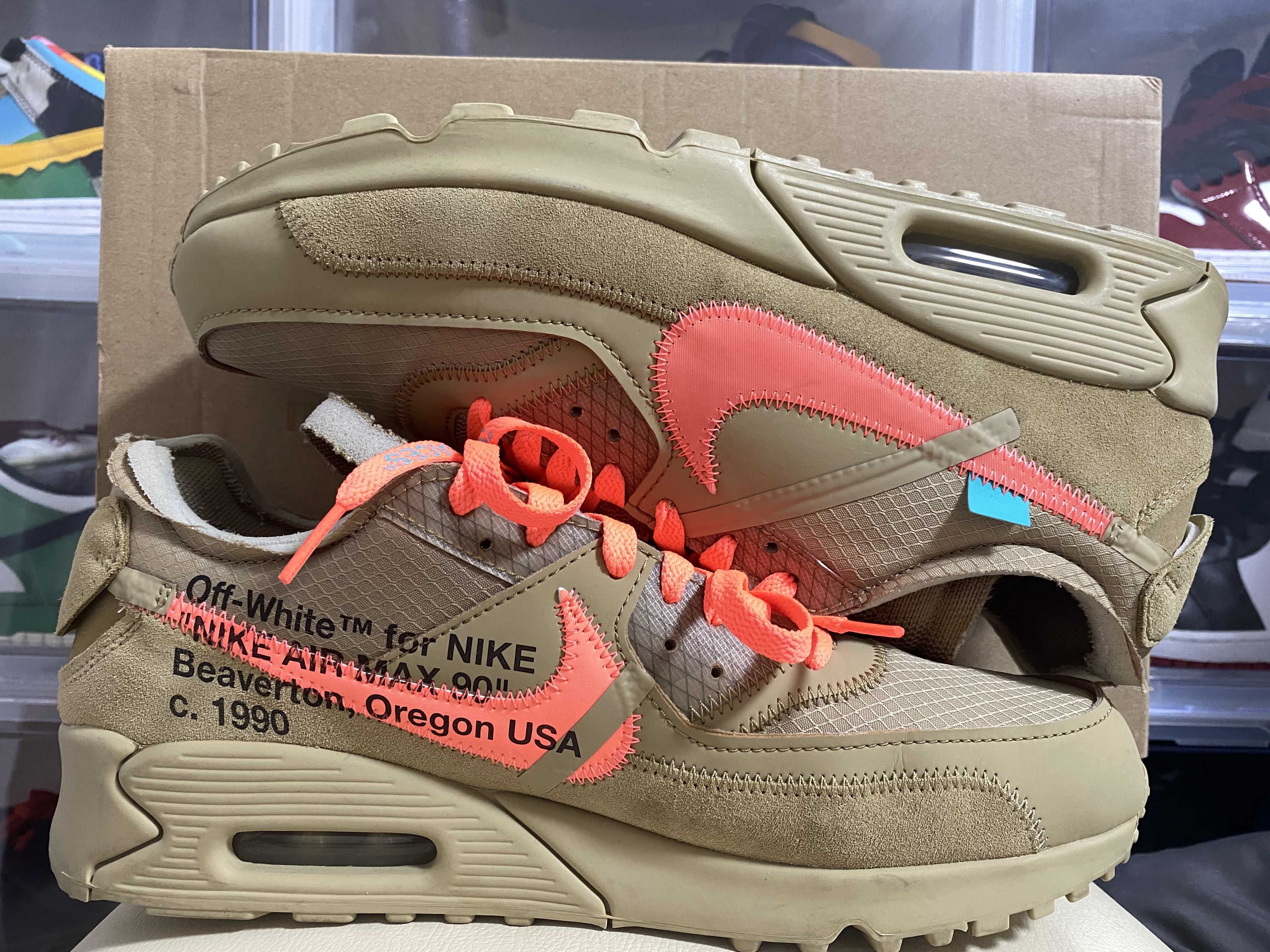 Off-White × Nike Air Max 90 "Desert Ore"
