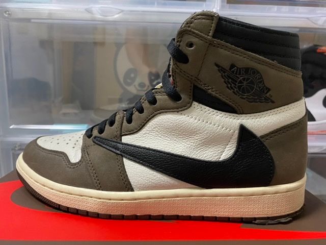 Travis Scott × Nike Air Jordan 1 Retro High OG TS SP "Sail/Dark Mocha"