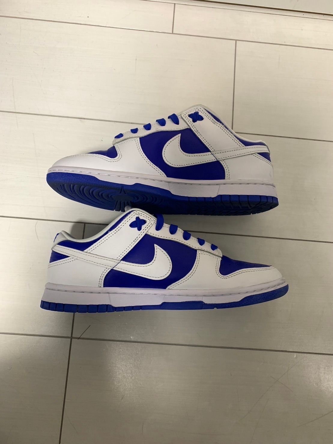 Nike Dunk Low Retro "Racer Blue and White"