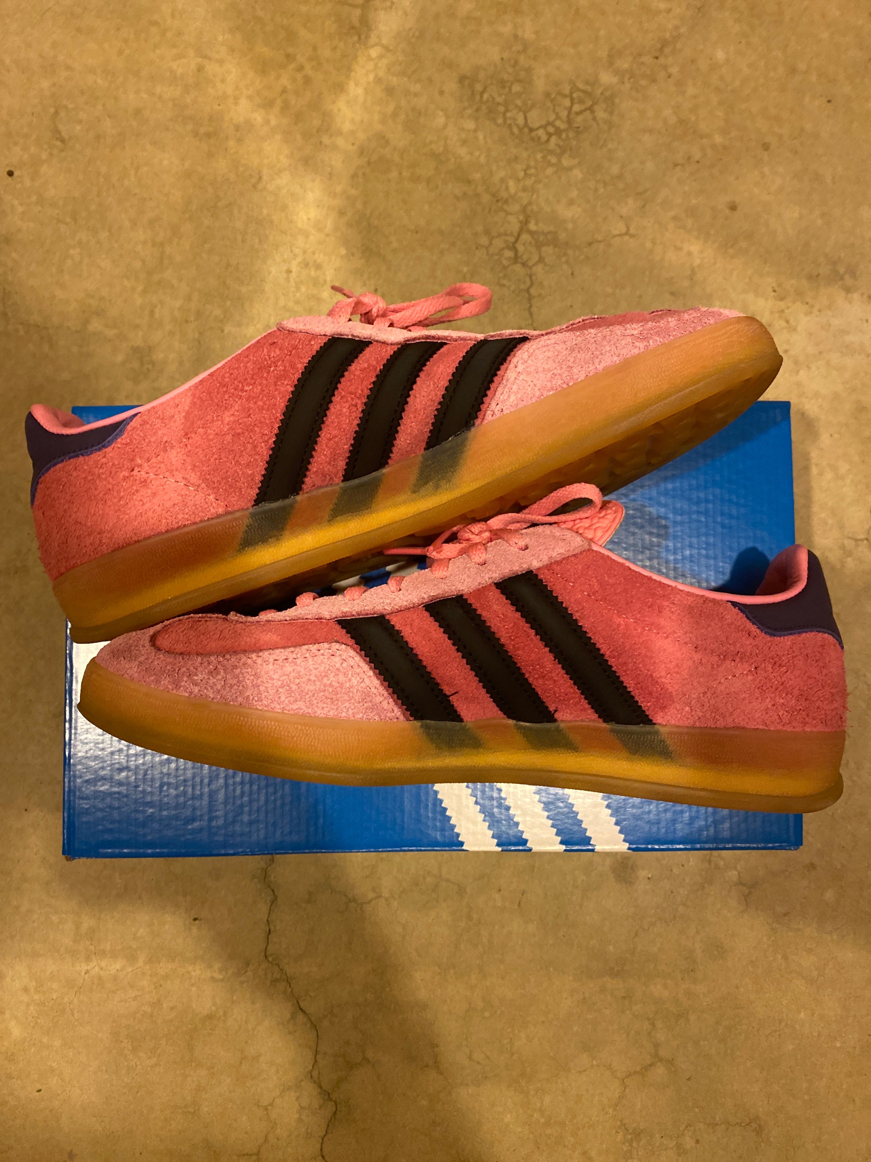 adidas Women's Gazelle Indoor "Bliss Pink/Core Black/Collegiate Purple"