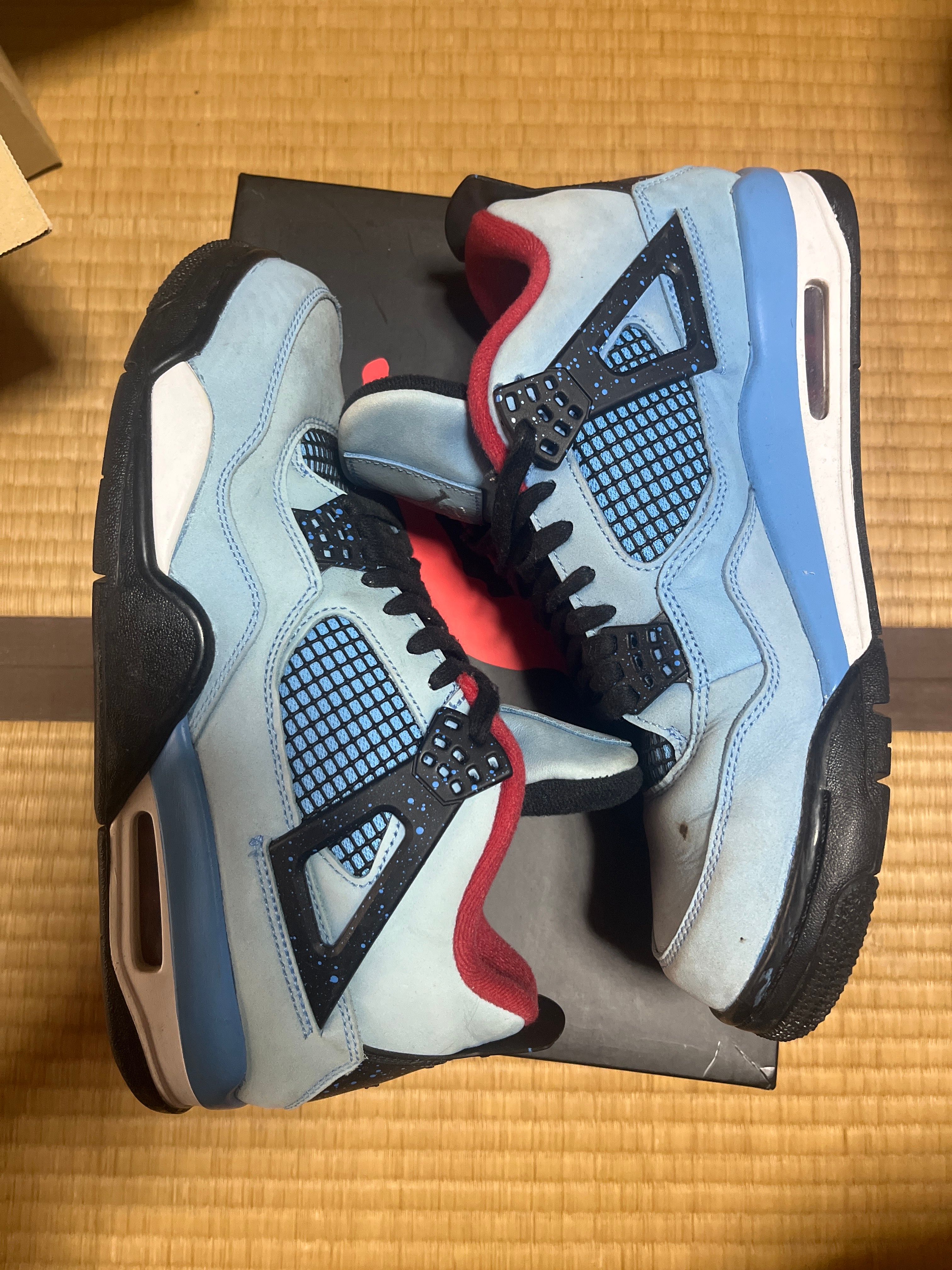 Travis Scott × Nike Air Jordan 4 Retro Cactus Jack "University Blue"