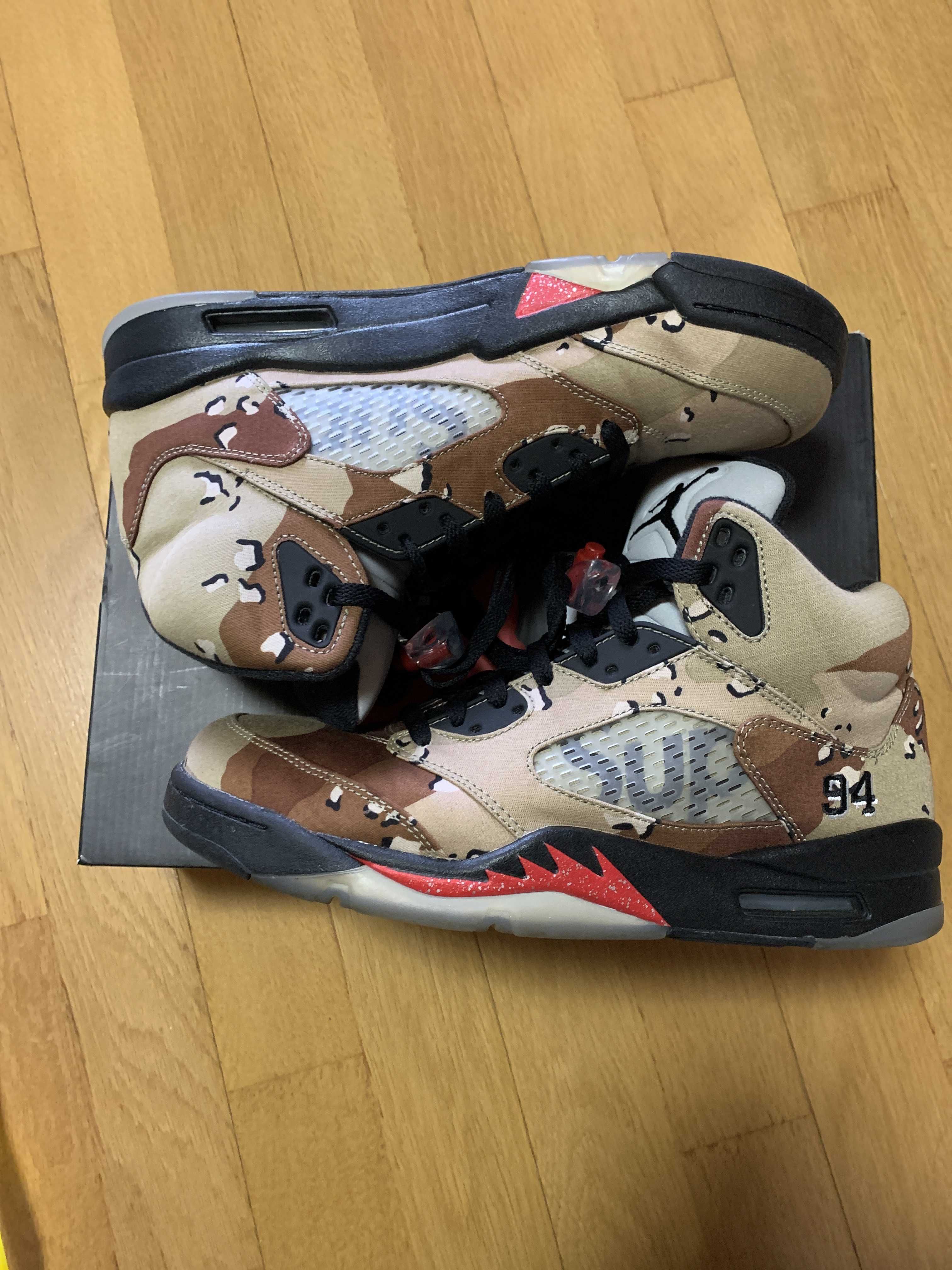 Supreme × Nike Air Jordan 5 Retro "Desert Camo"