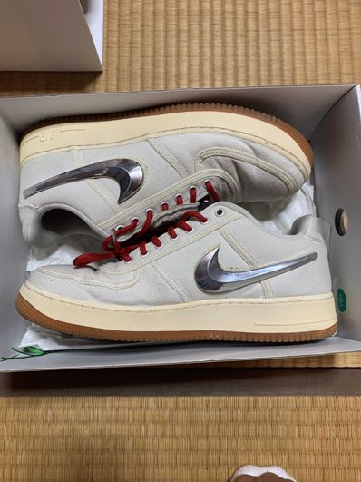 Travis Scott × Nike Air Force 1 Low "Sail"