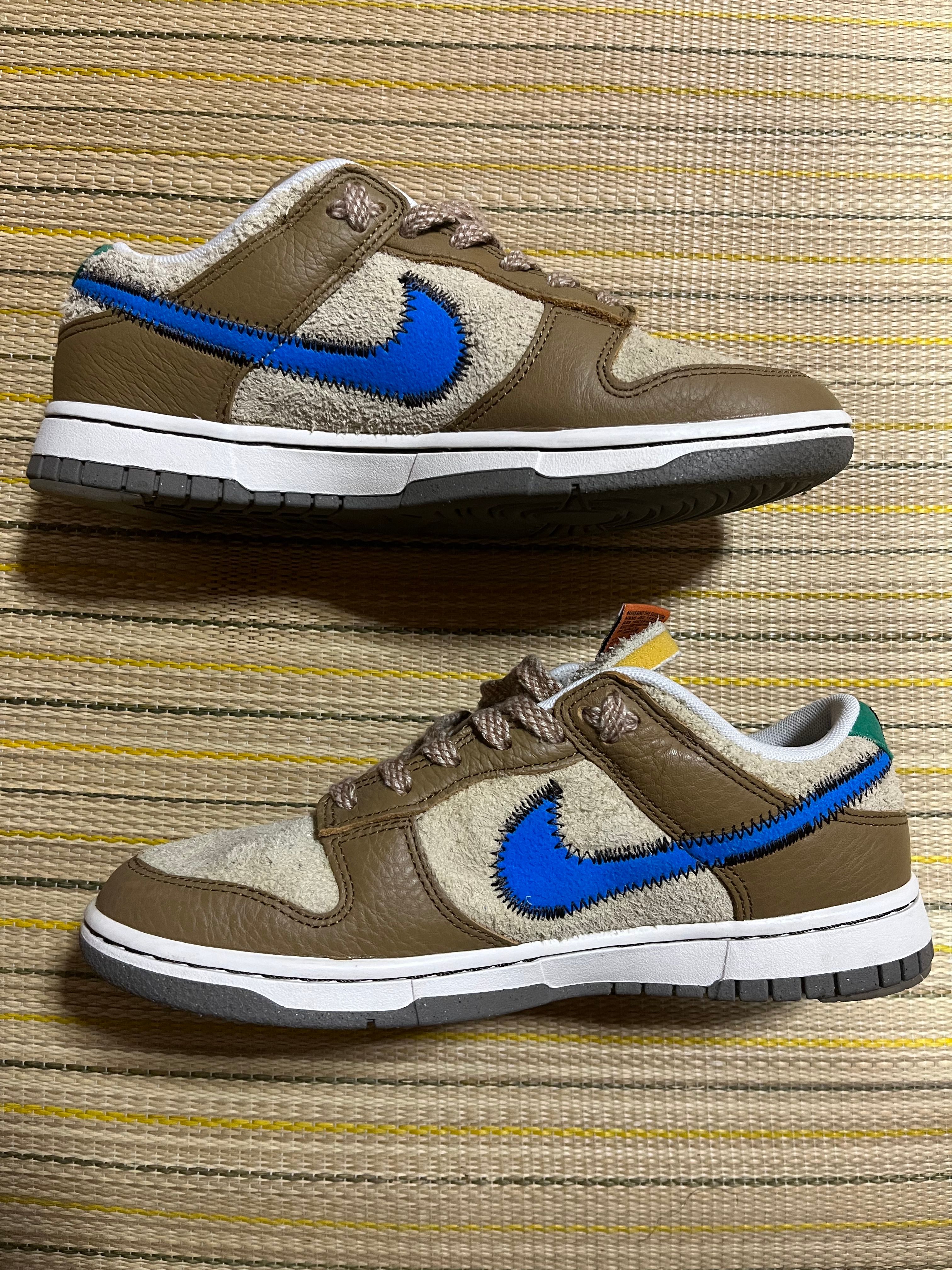 size? × Nike Dunk Low "Dark Driftwood/Photo BlueRattan"