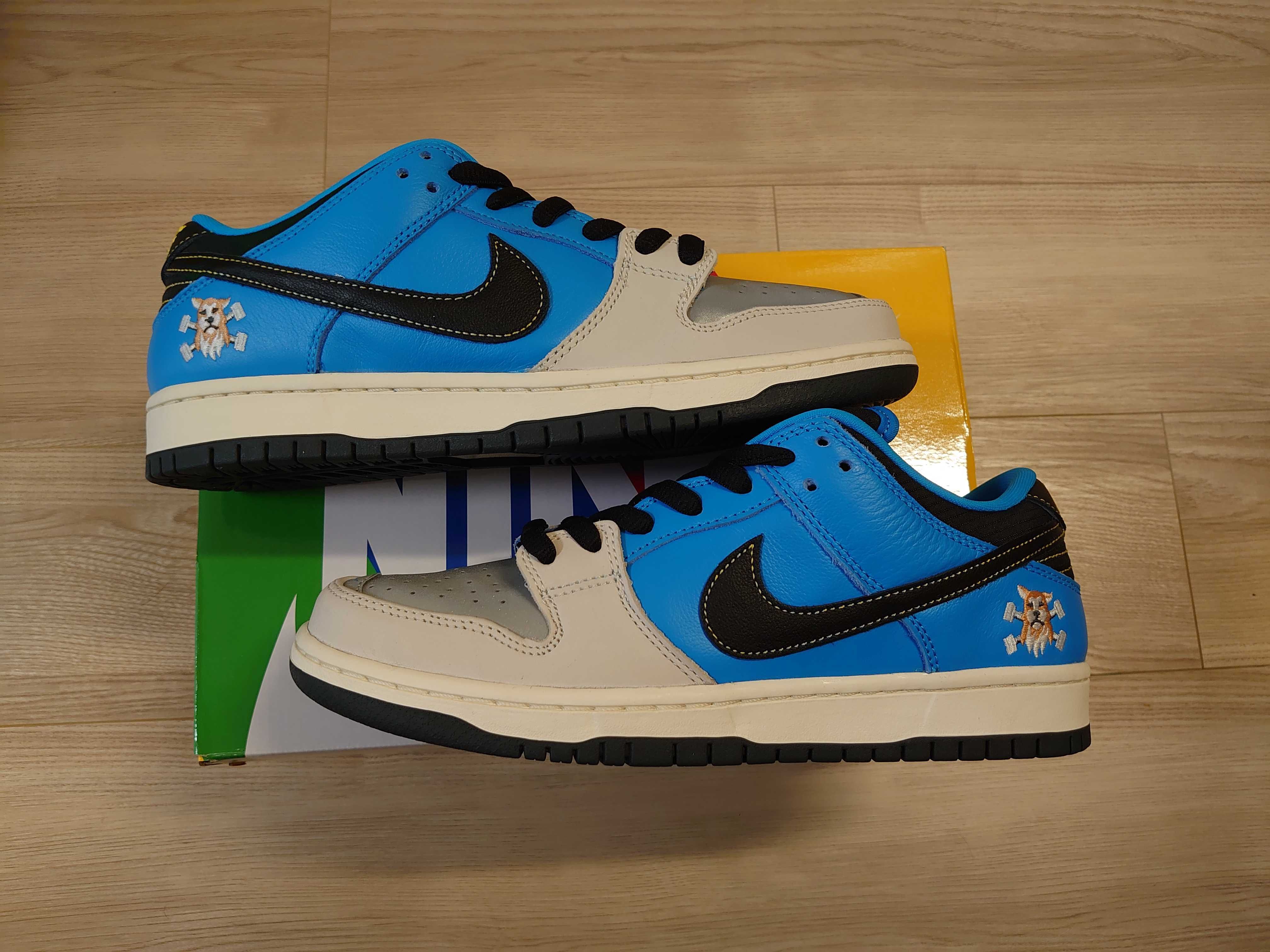 Instant Skateboards × Nike SB Dunk Low "Blue Hero"