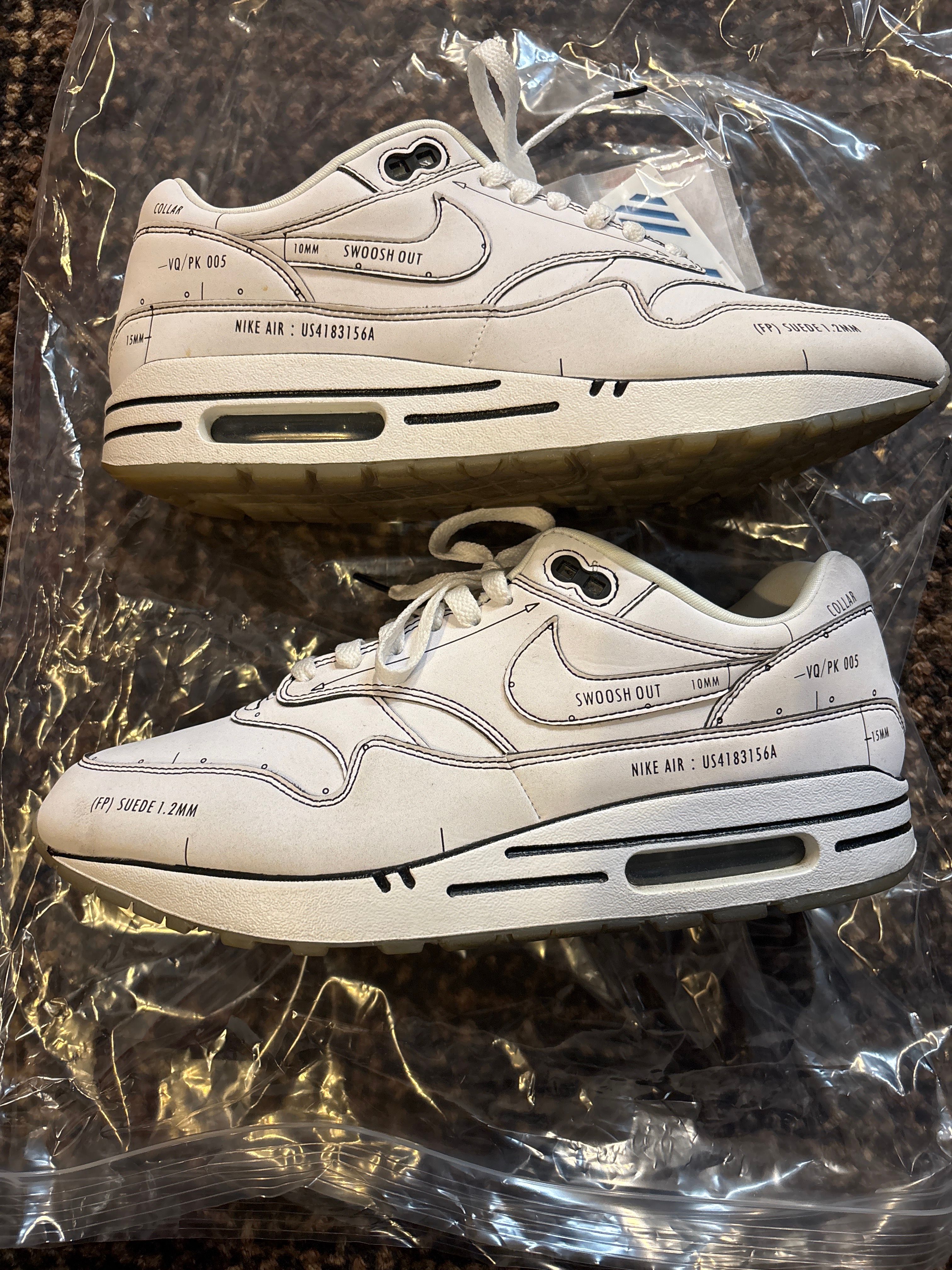 NIKE AIR MAX 1 "TINKER SCHEMATIC WHITE"