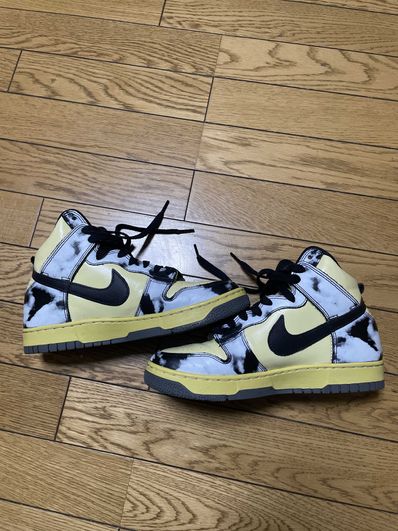 Nike Dunk High "Black Acid Wash"