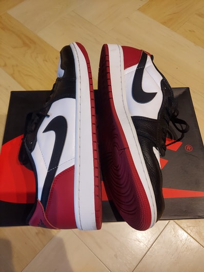 Nike Air Jordan 1 Retro Low OG "Black Toe"