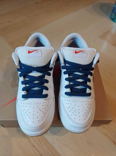 Nike SB Dunk Low "Orange Label White Navy"