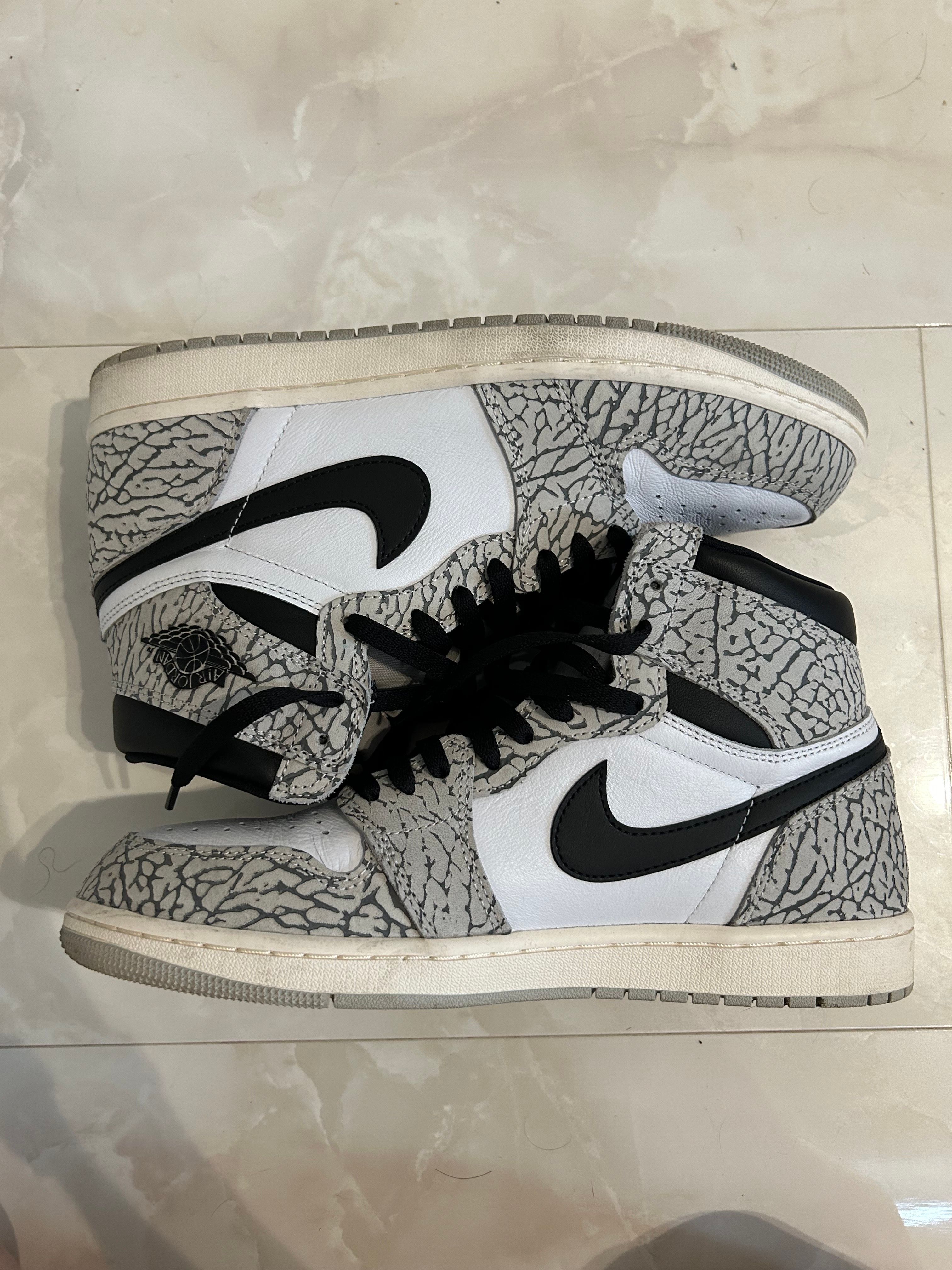 Nike Air Jordan 1 High OG "White Cement/Safari"