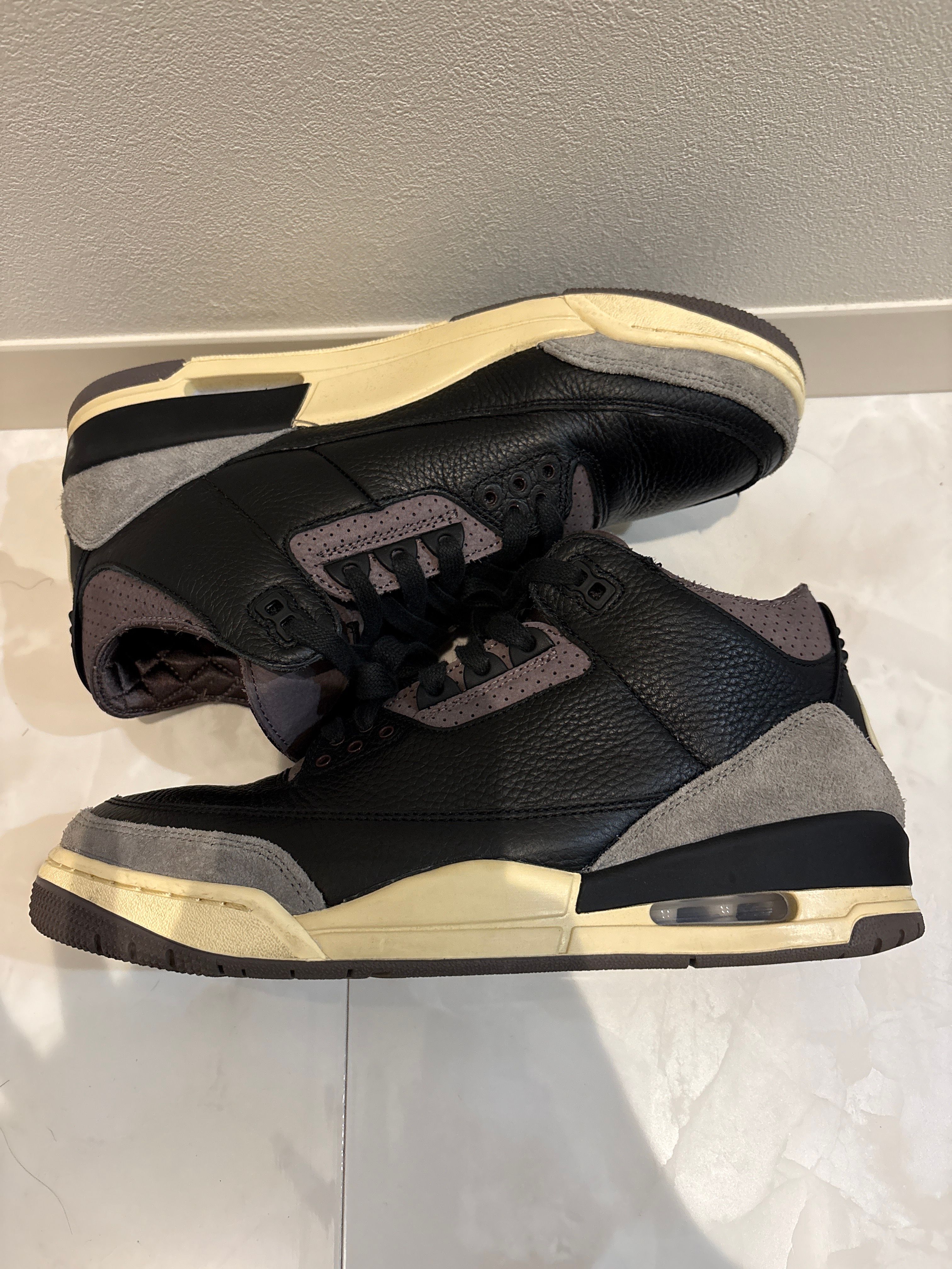 A Ma Maniere × Nike Women's Air Jordan 3 Retro OG SP "Black and Flat Pewter/WYWS"