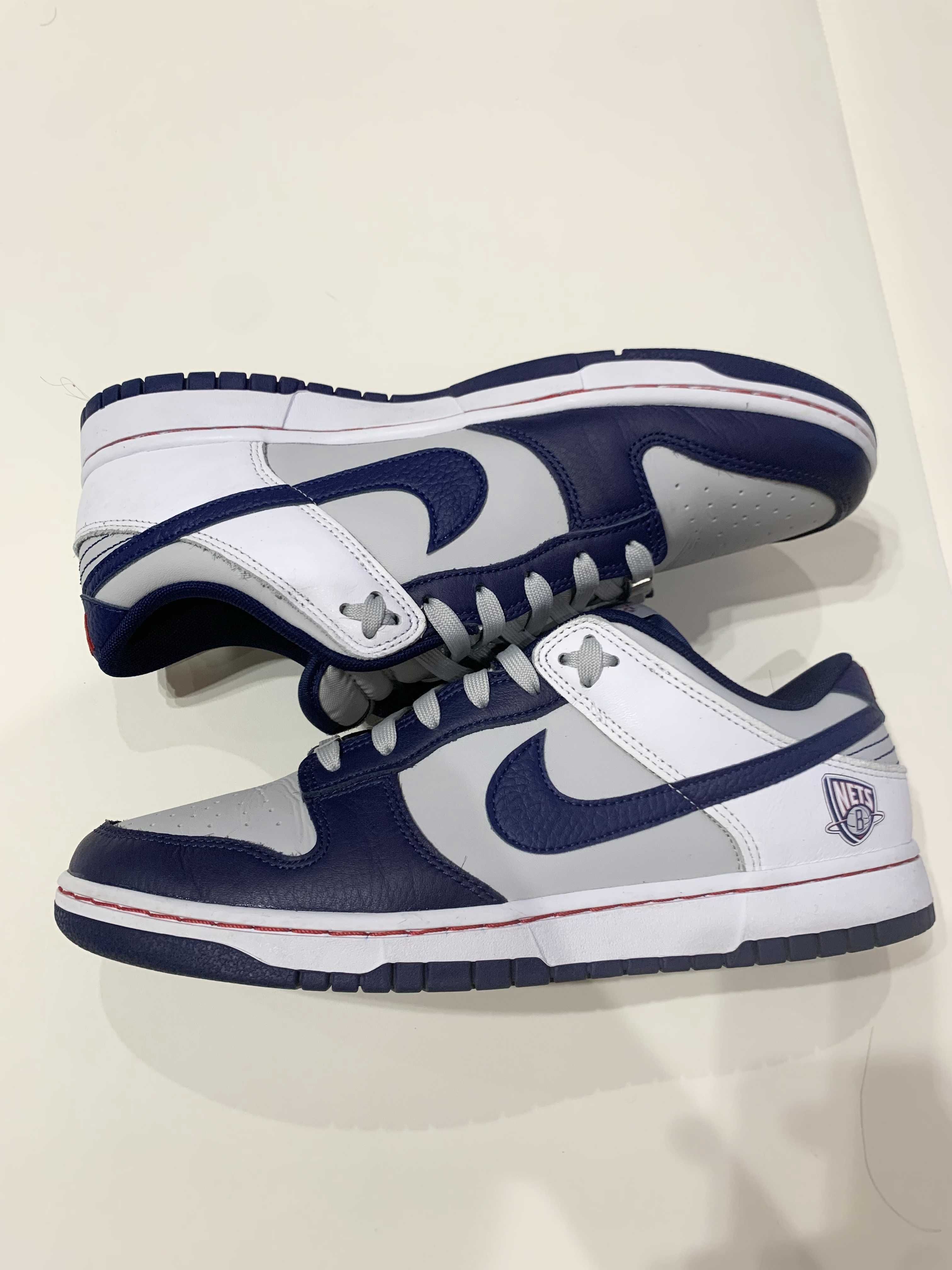 NBA × Nike Dunk Low EMB 75th Anniversary "Nets"