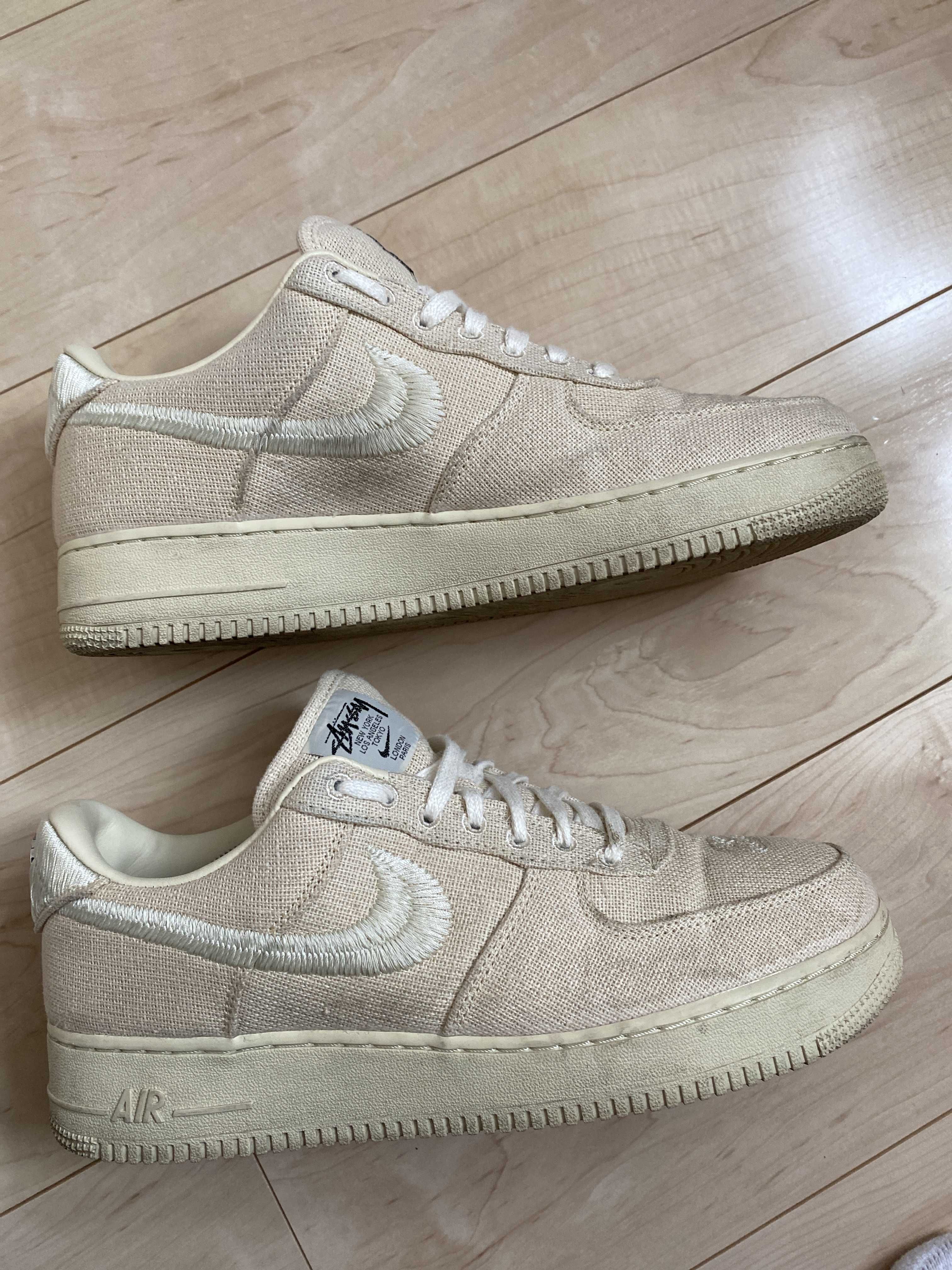 Stussy × Nike Air Force 1 Low "Fossil Stone"