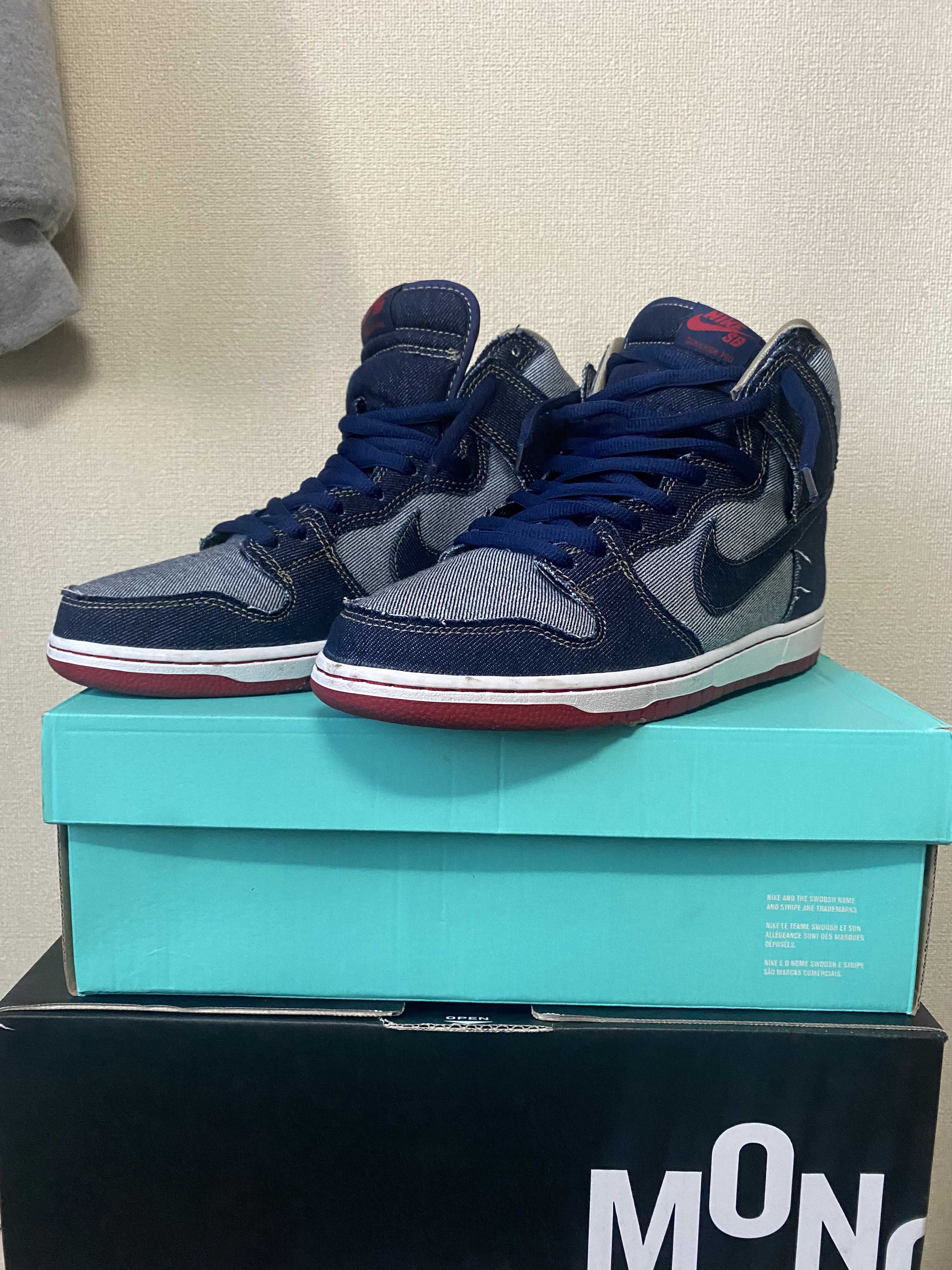 Nike SB Dunk High Reese Forbes Denim "Midnight Navy"