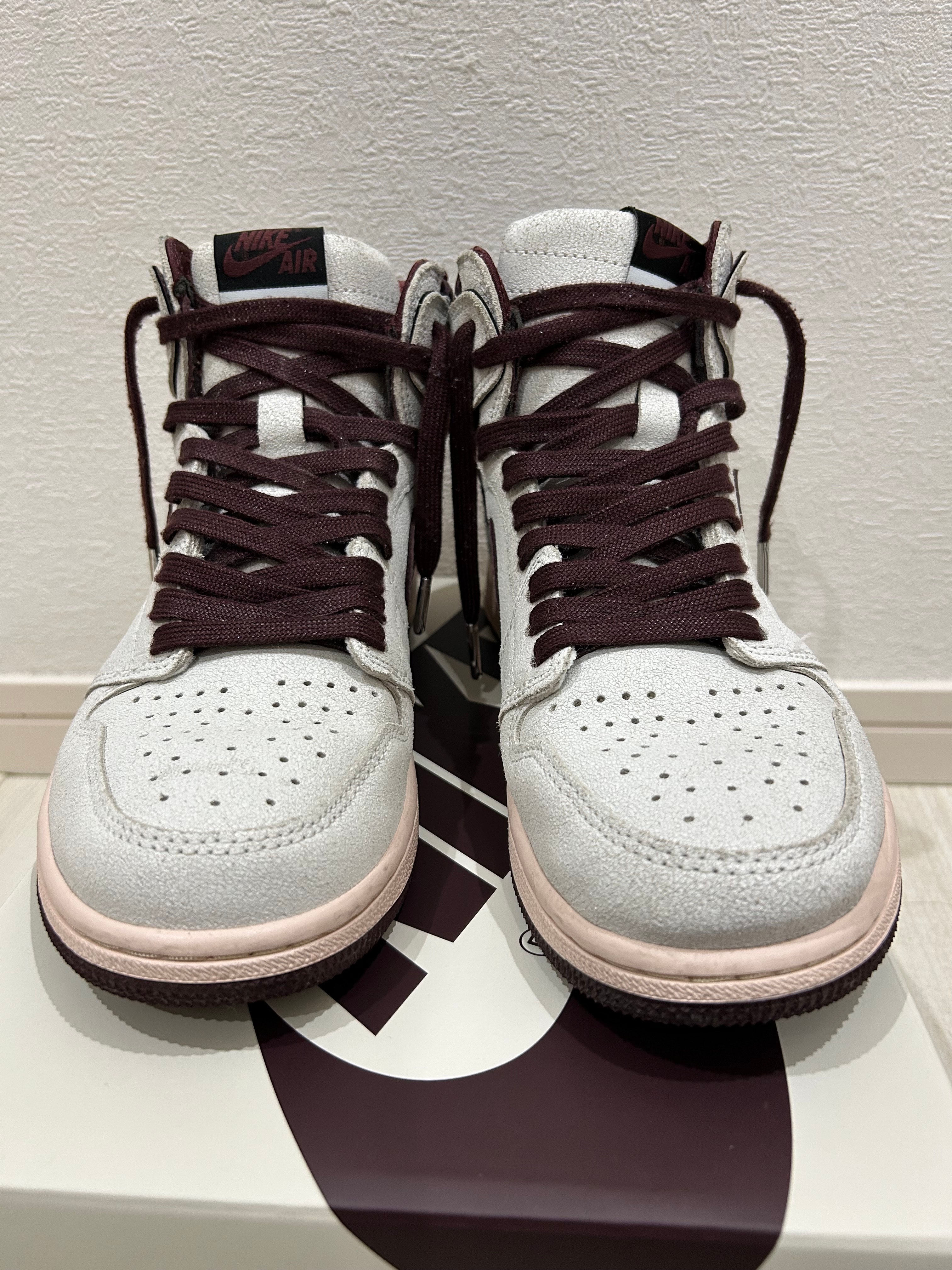 A Ma Maniere × Nike Air Jordan 1 Retro High OG "Sail and Burgundy"