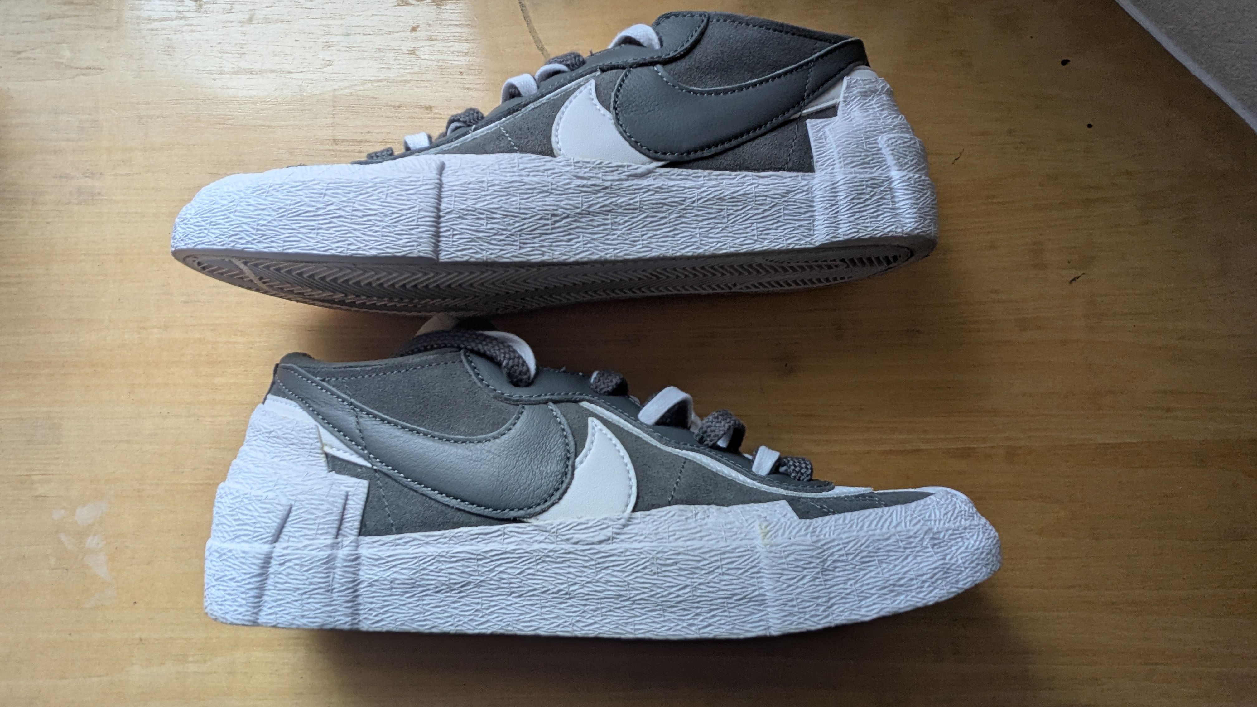 Sacai × Nike Blazer Low "Iron Grey"