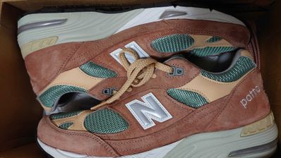 Patta × New Balance 991 "Cork/Light Petrol"
