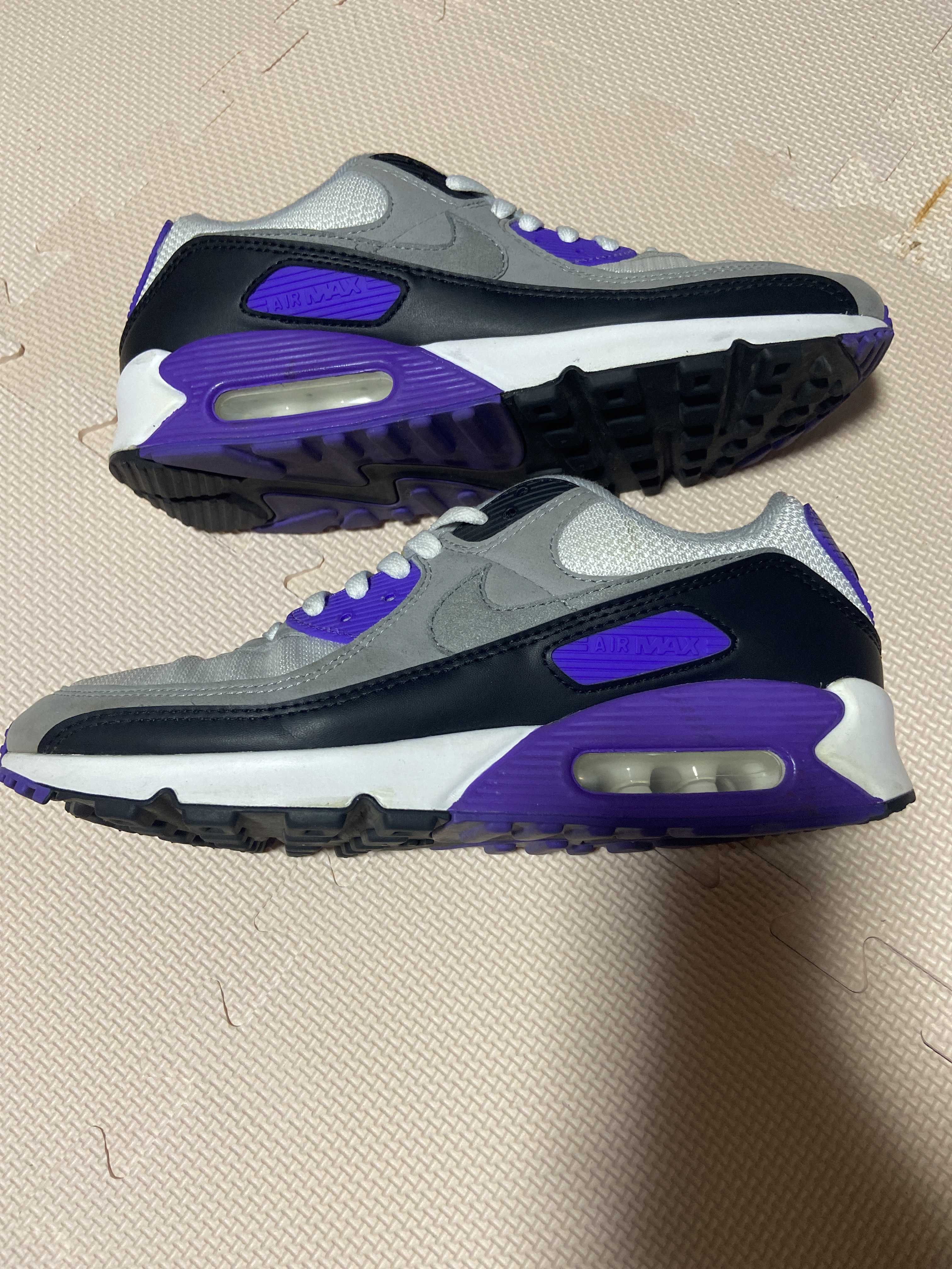 NIKE AIR MAX 90 "HYPER GRAPE/PARTICLE GREY"