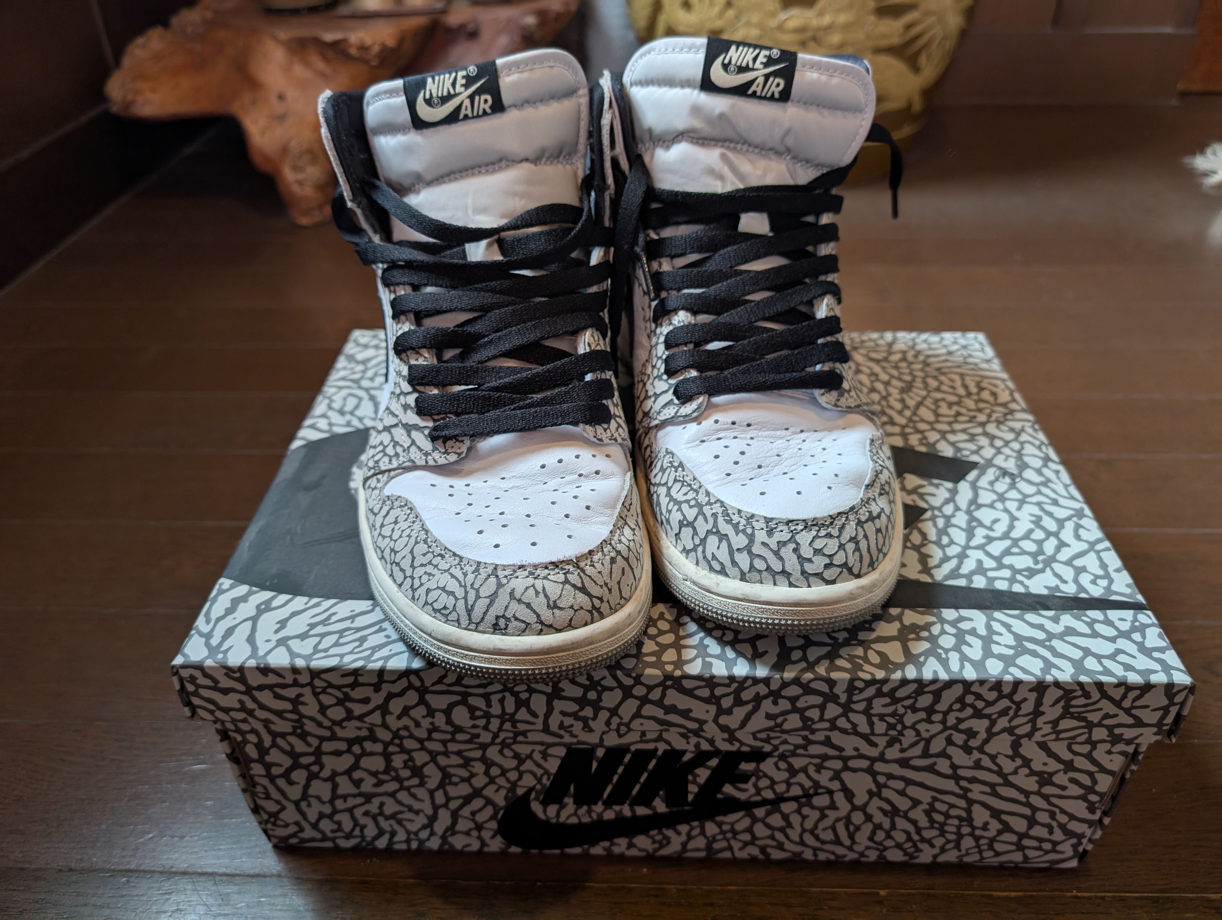 Nike Air Jordan 1 High OG "White Cement/Safari"