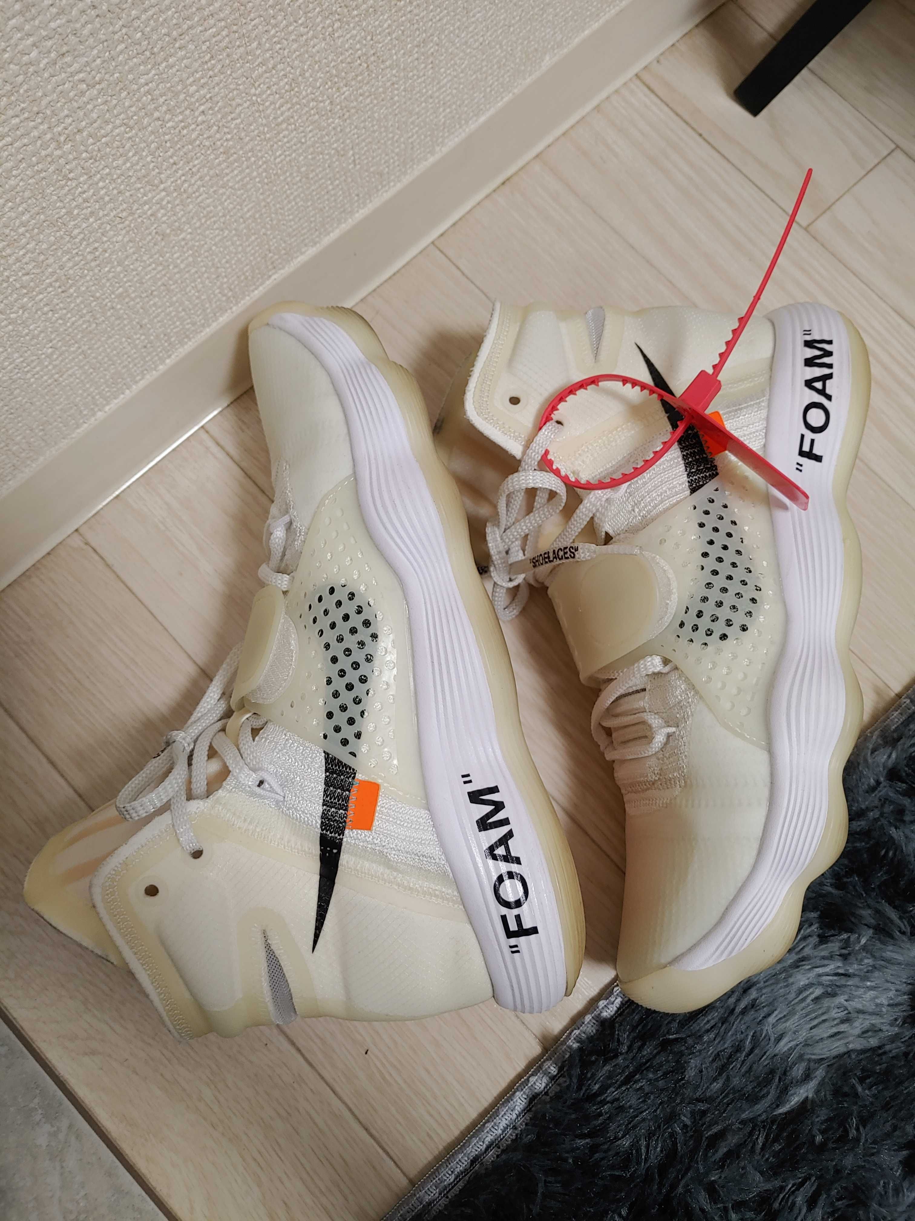 Off-White × Nike React Hyperdunk 2017 Flyknit "The 10/White"