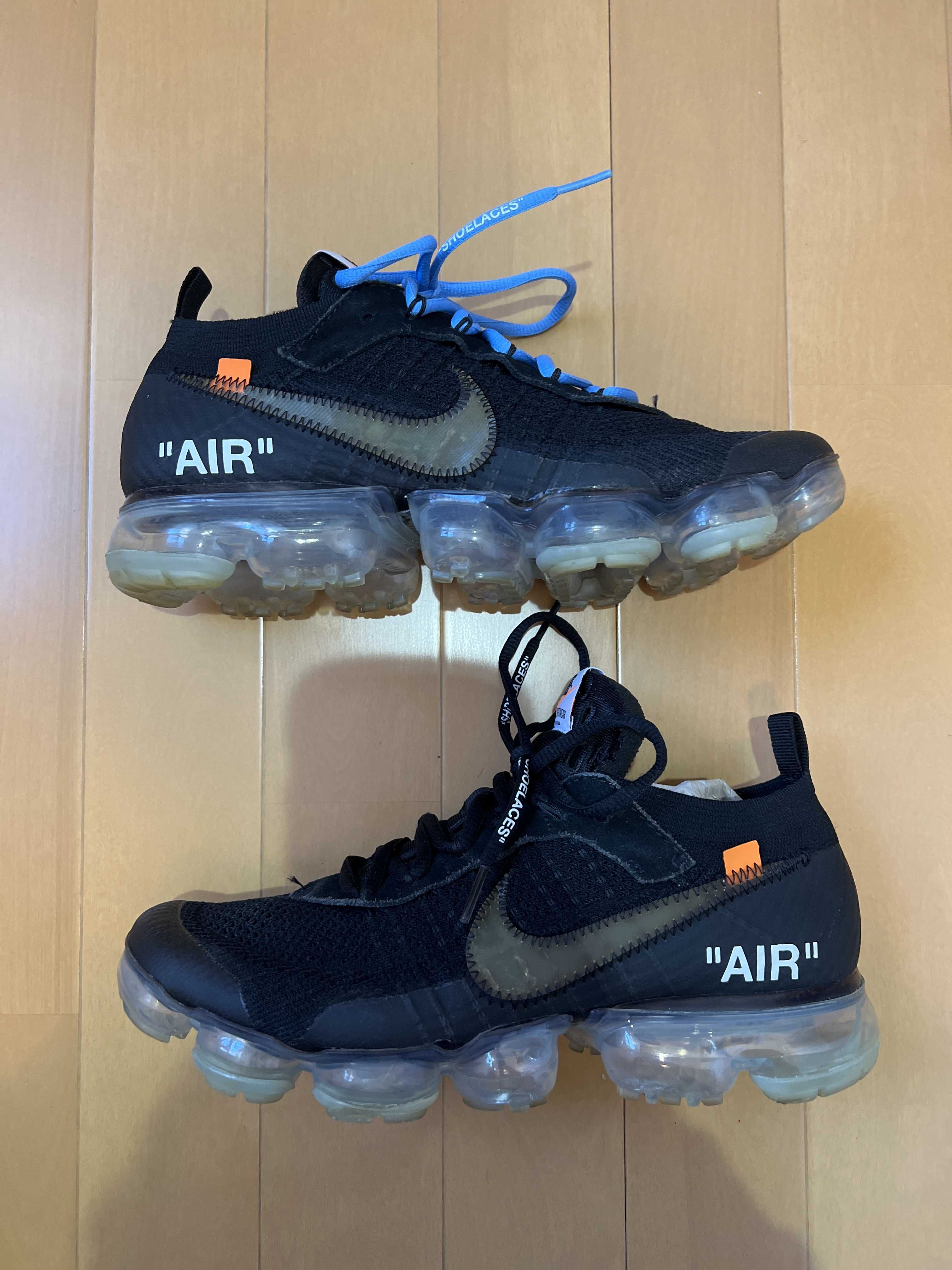 Off-White × Nike Air Vapormax "Black/Total Orange/Clear"