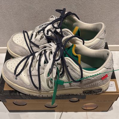 Off-White × Nike Dunk Low "Sail/Neutral Grey/Gridiron"