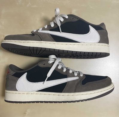 Travis Scott × Nike Air Jordan 1 Low OG SP-T "Black/Dark Mocha"