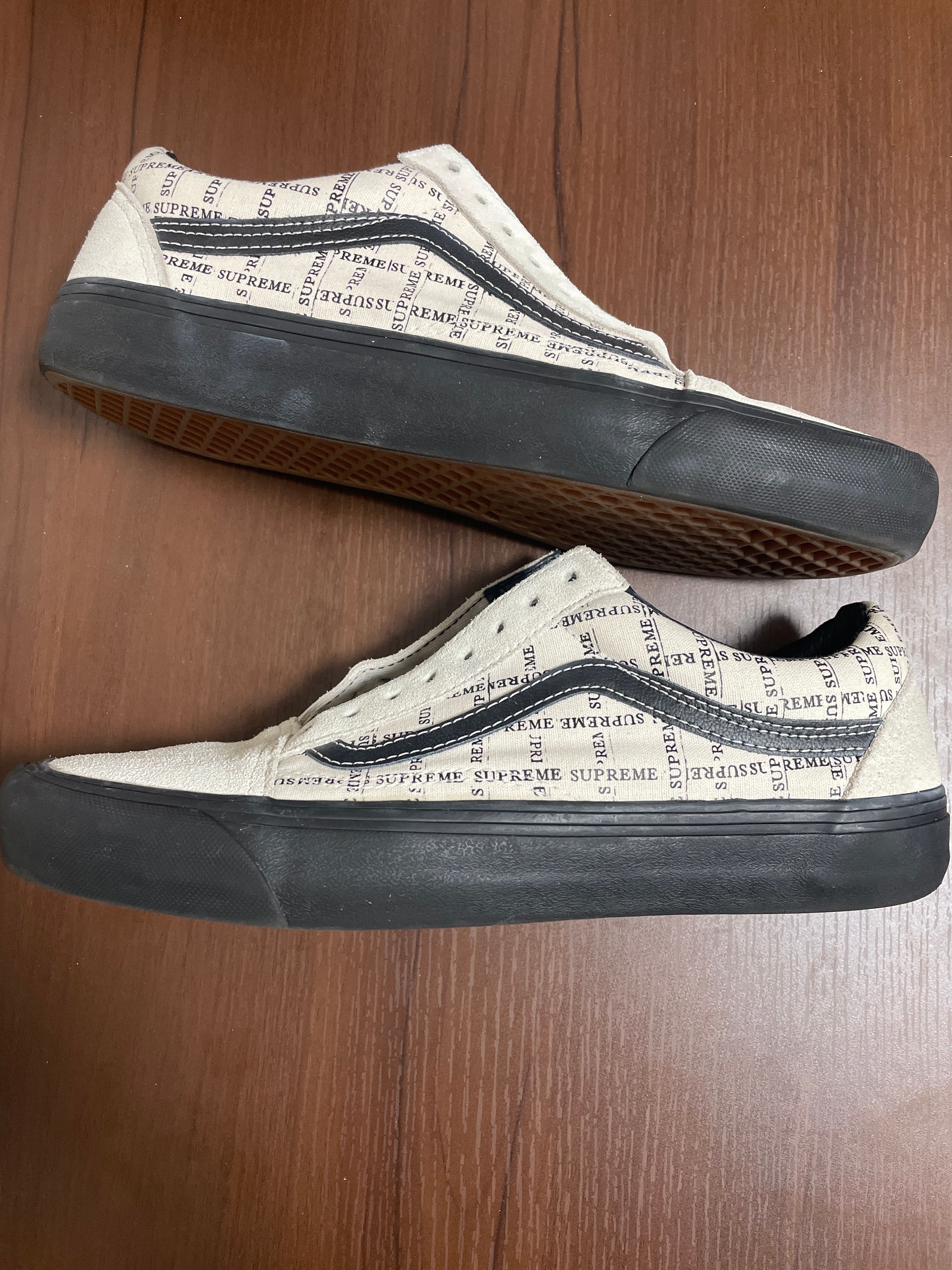 Supreme × Vans Old Skool "White"