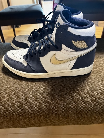 Nike Air Jordan 1 High OG CO.JP "White/Midnight Navy" (2020) (Standard Box)
