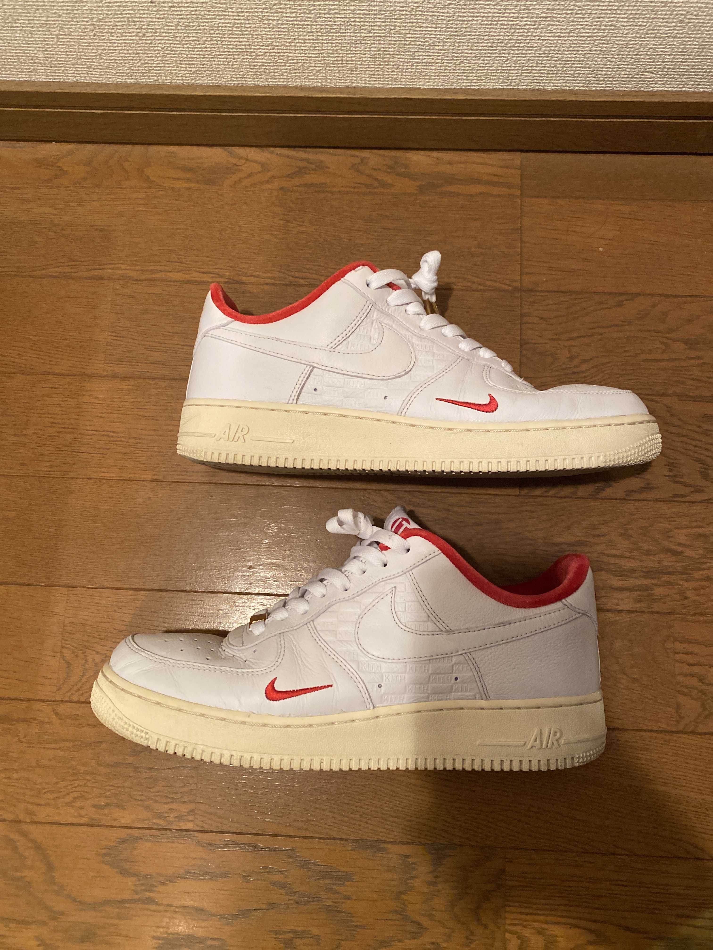 KITH × Nike Air Force 1 Low "White/Red"