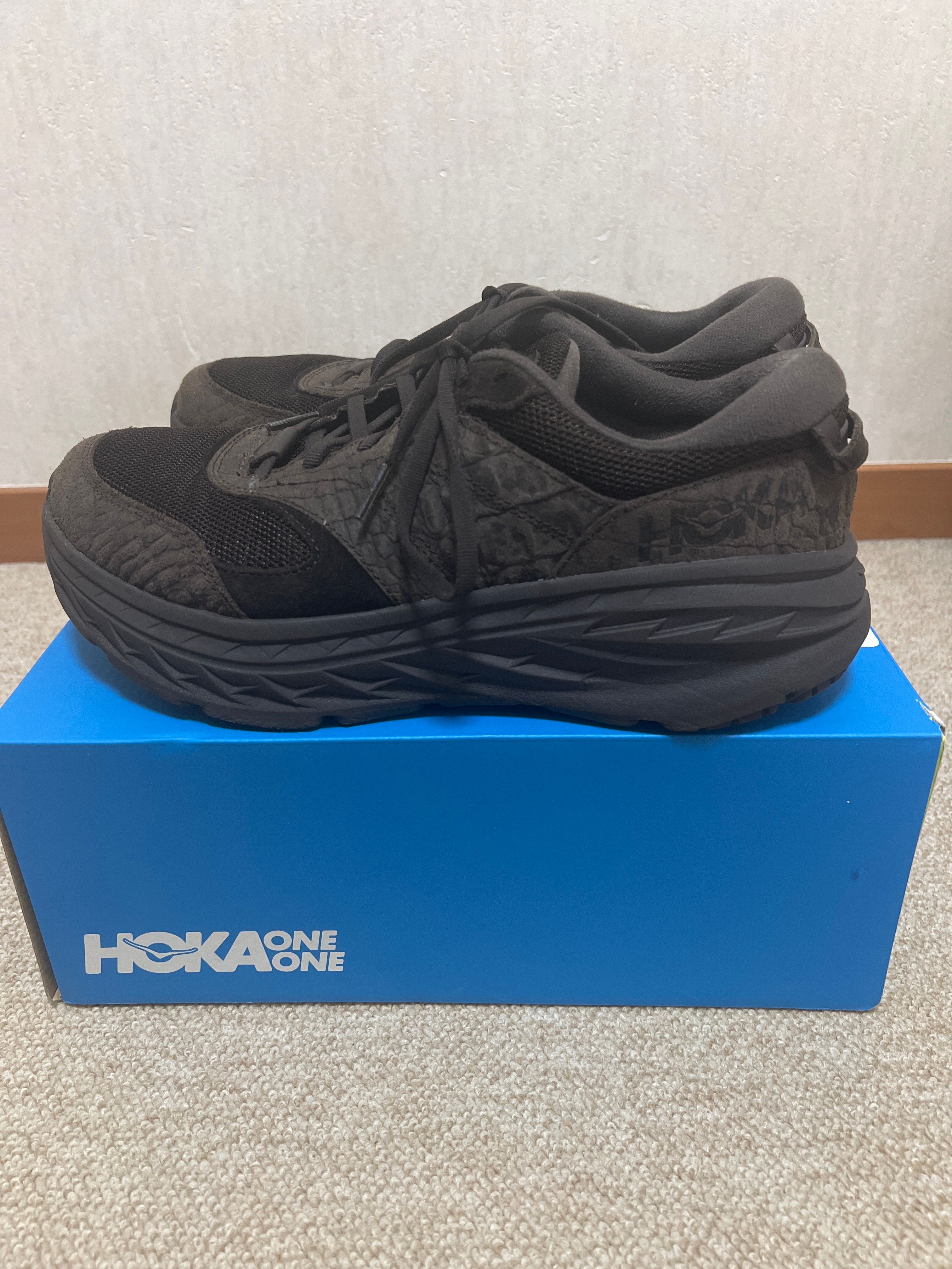 Engineered Garments × Hoka Bondi L "Brown Croc"