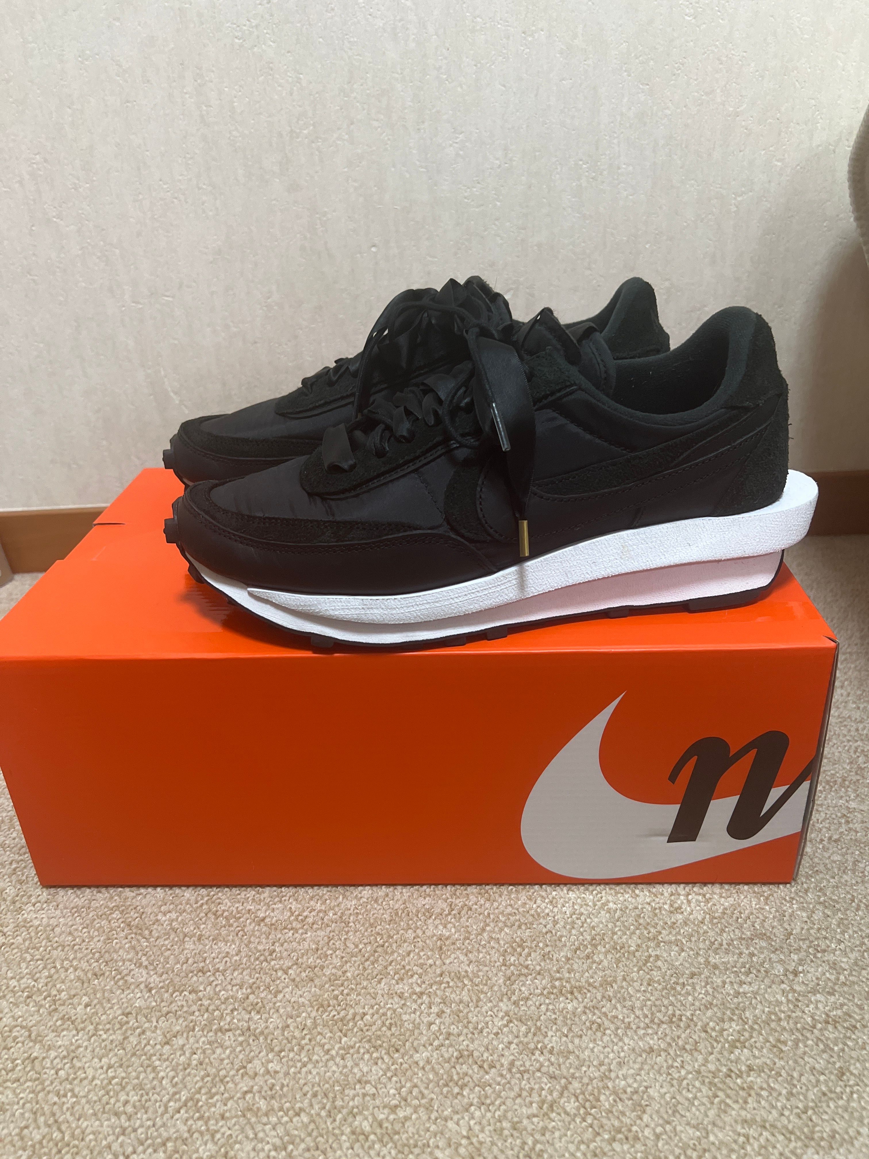 sacai × Nike LDV Waffle "Triple Black"