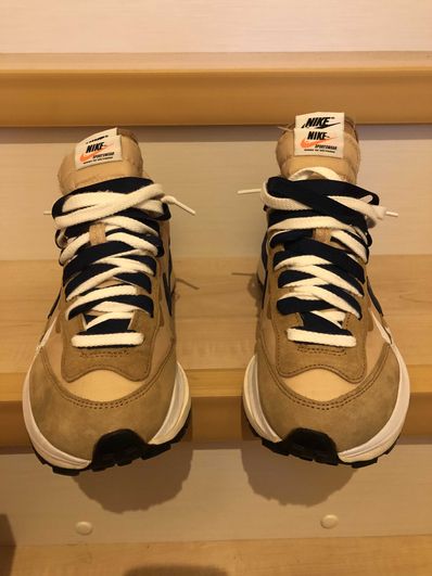 Sacai × Nike Vapor Waffle "Sesame And Blue Void"