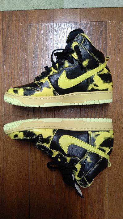 Nike Dunk High 1985 SP "Yellow Acid Wash"
